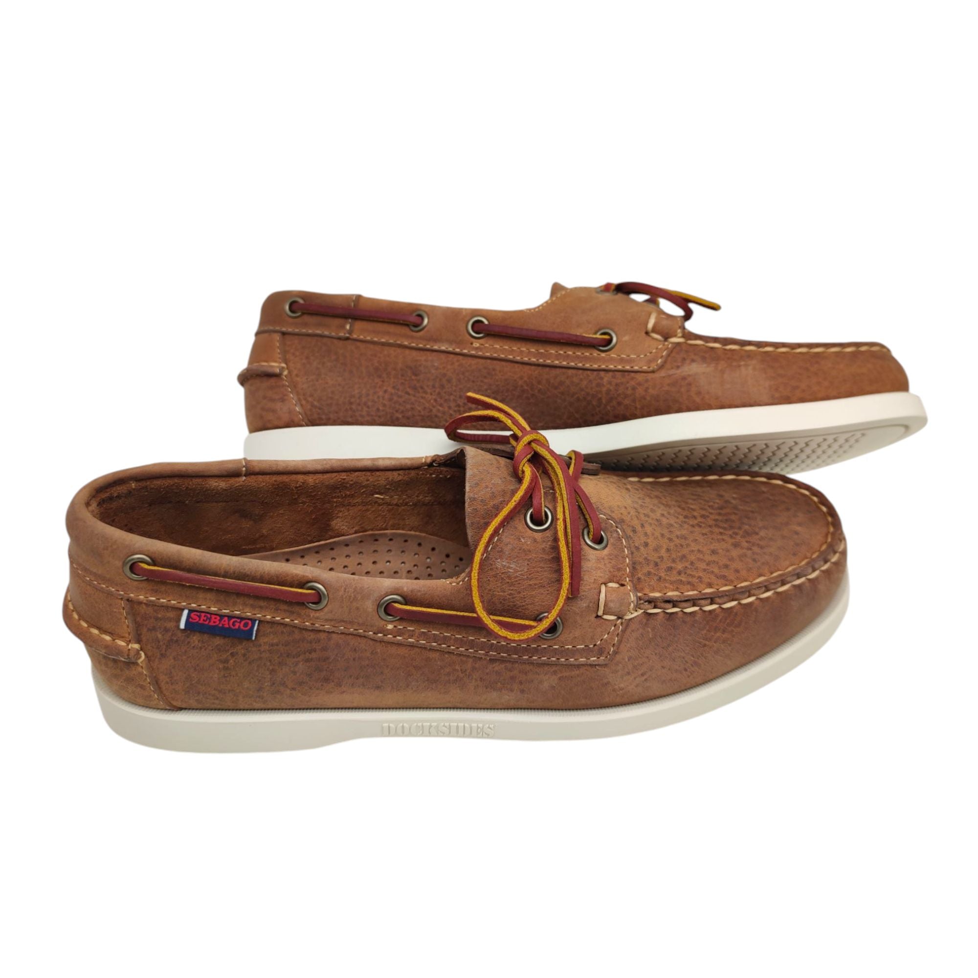 Sebago | Scarpe Docksides Portland Uomo Brown Meerkat - Fabbrica Ski Sises