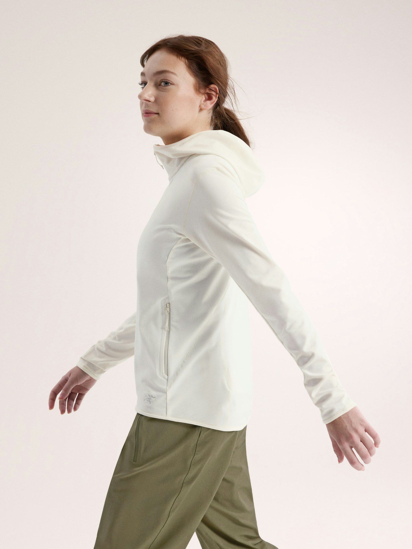 Arc'Teryx | Maglia Kyanite Lightweight Hoody Donna Arctic Silk - Fabbrica Ski Sises