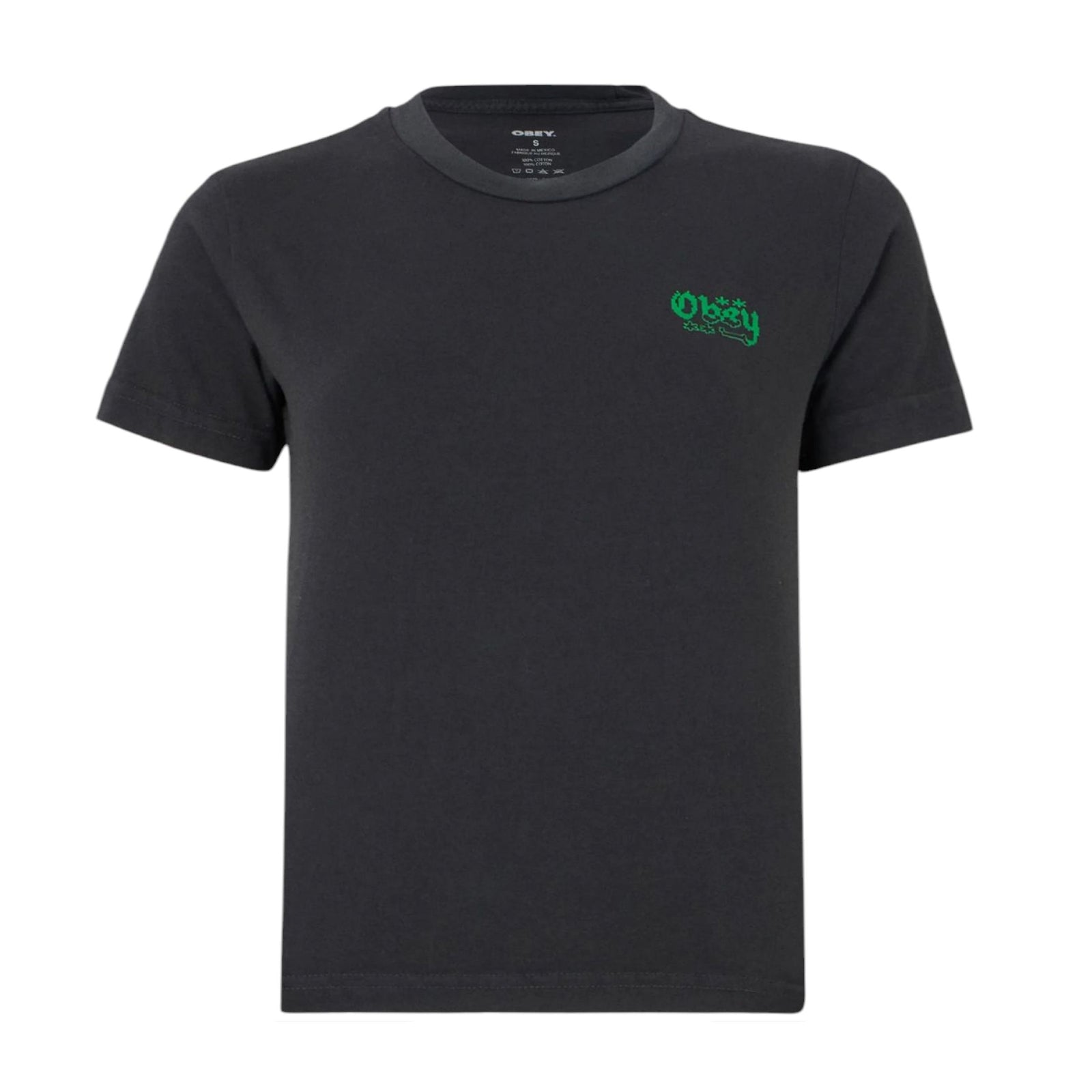 Obey | T-shirt Submit To The Rhythm Donna Black - Fabbrica Ski Sises