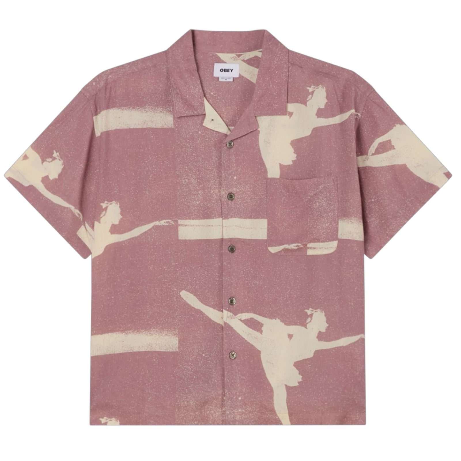 Obey | Camicia Jacques Uomo Mauve Multi - Fabbrica Ski Sises