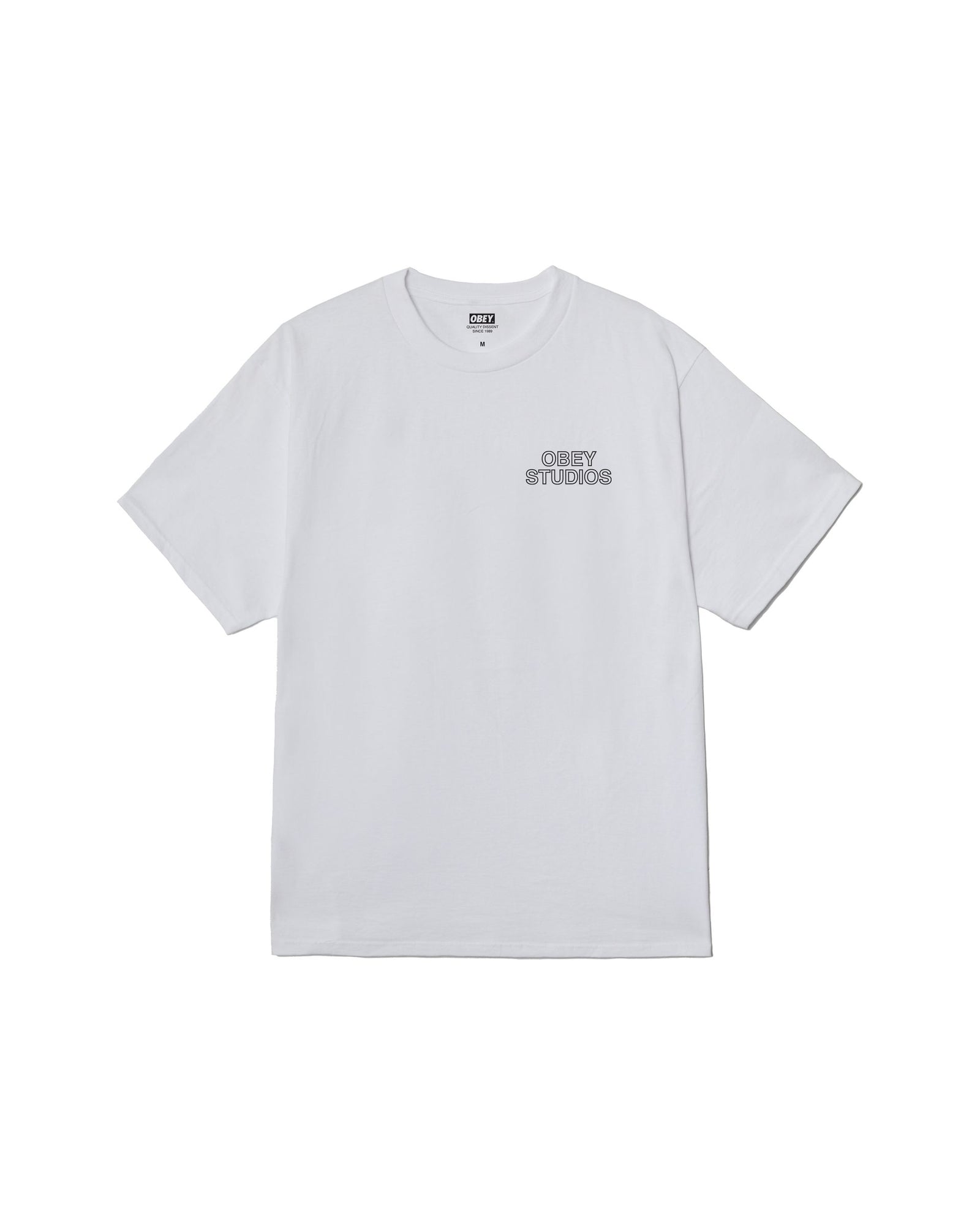 Obey | T-shirt Studios Palette Uomo White - Fabbrica Ski Sises