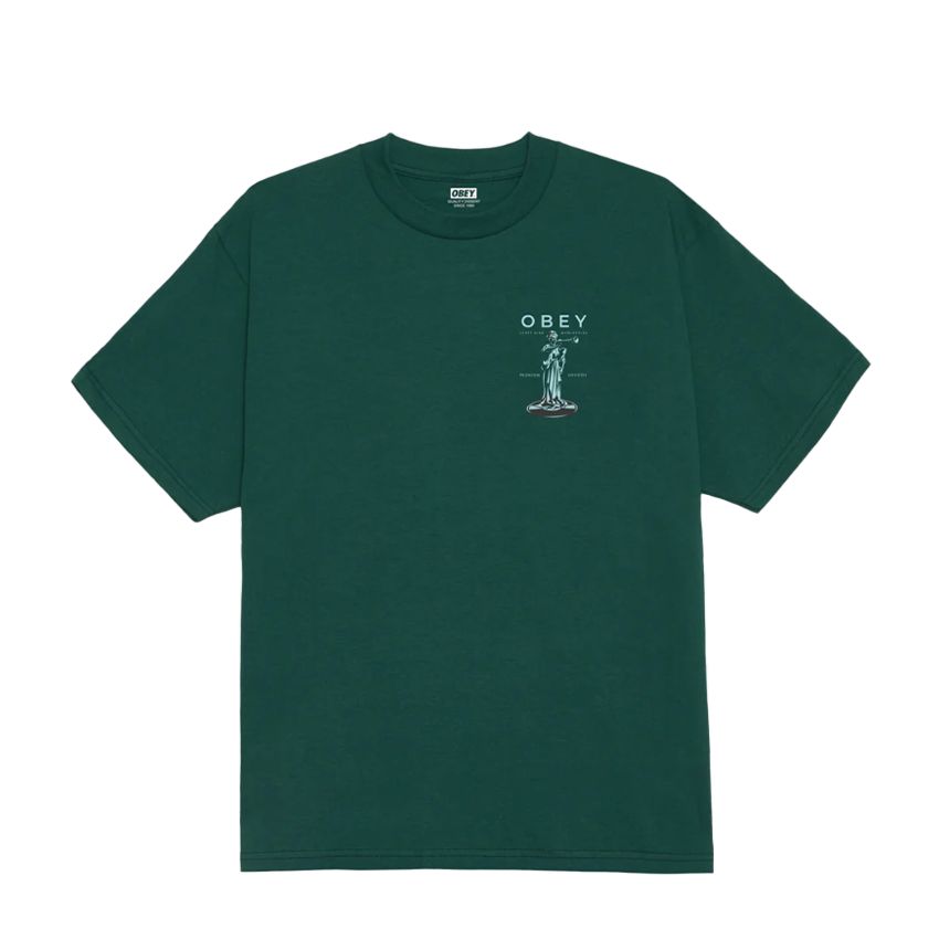 Obey | T-shirt Premium Sounds Uomo Rain Forest - Fabbrica Ski Sises