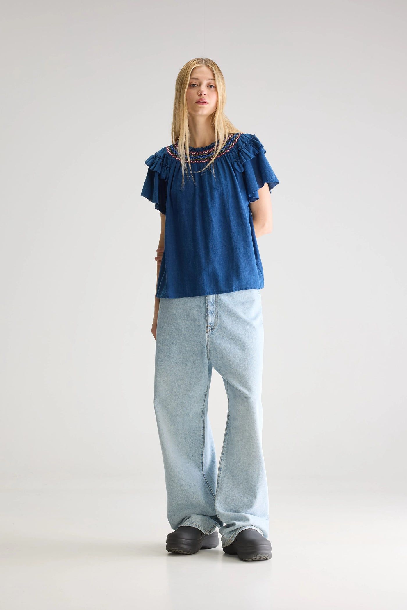 Bellerose | Camicia Cathy Donna Indigo - Fabbrica Ski Sises
