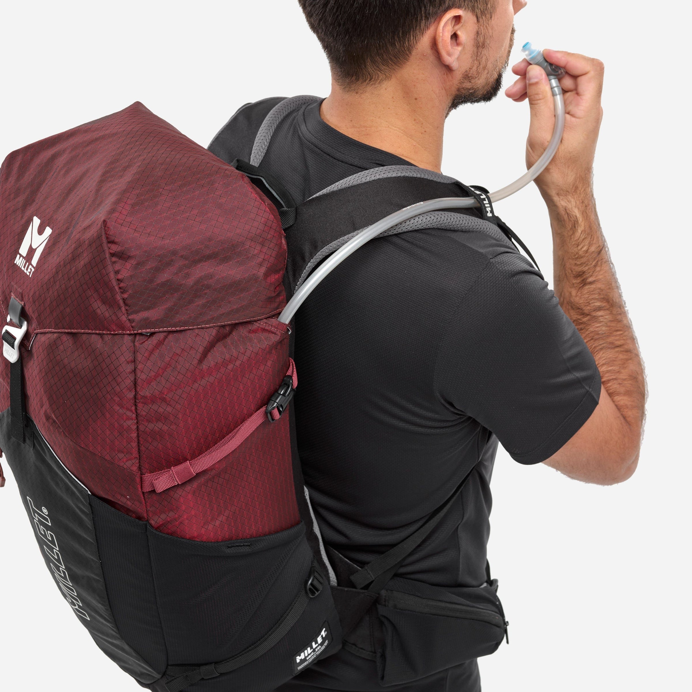 Millet | Zaino Ubic 25 Black/Dark Red - Fabbrica Ski Sises