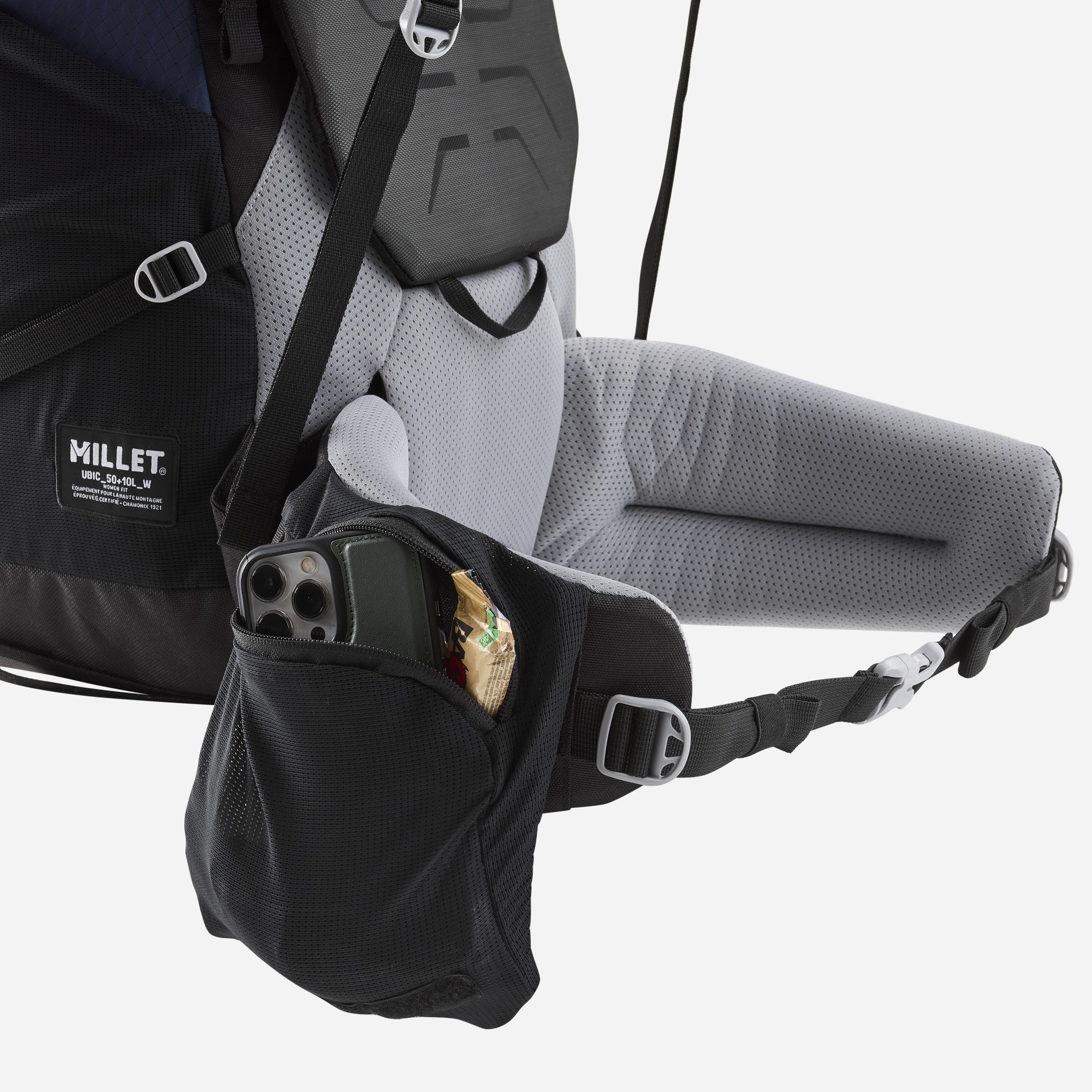 Millet | Zaino Ubic 50+10 Donna Black/Dark Blue - Fabbrica Ski Sises