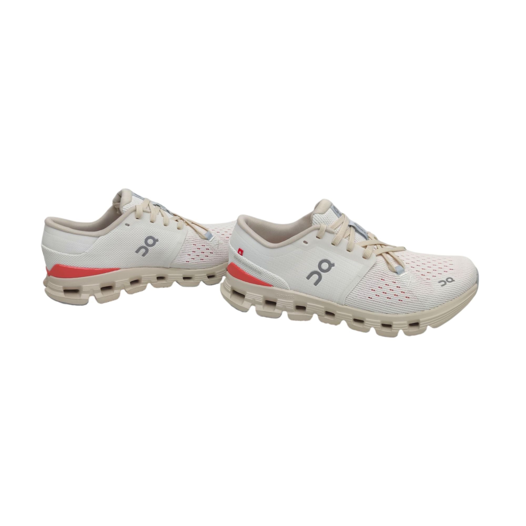 On Running | Scarpe Cloud X4 Donna Ivory/Salmon - Fabbrica Ski Sises
