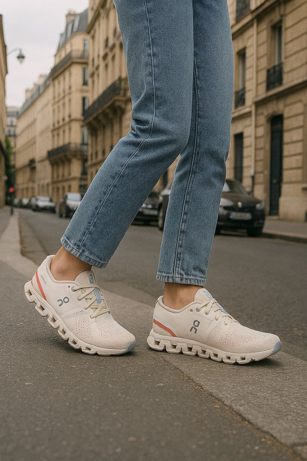 On Running | Scarpe Cloud X4 Donna Ivory/Salmon - Fabbrica Ski Sises