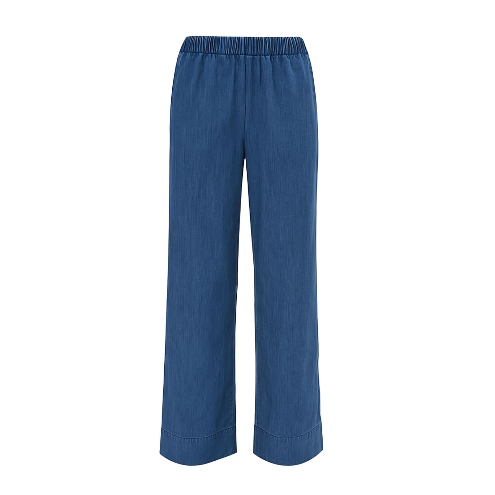 True Nyc | Pantaloni Pensil Cotton Linen Donna Medium Wash - Fabbrica Ski Sises