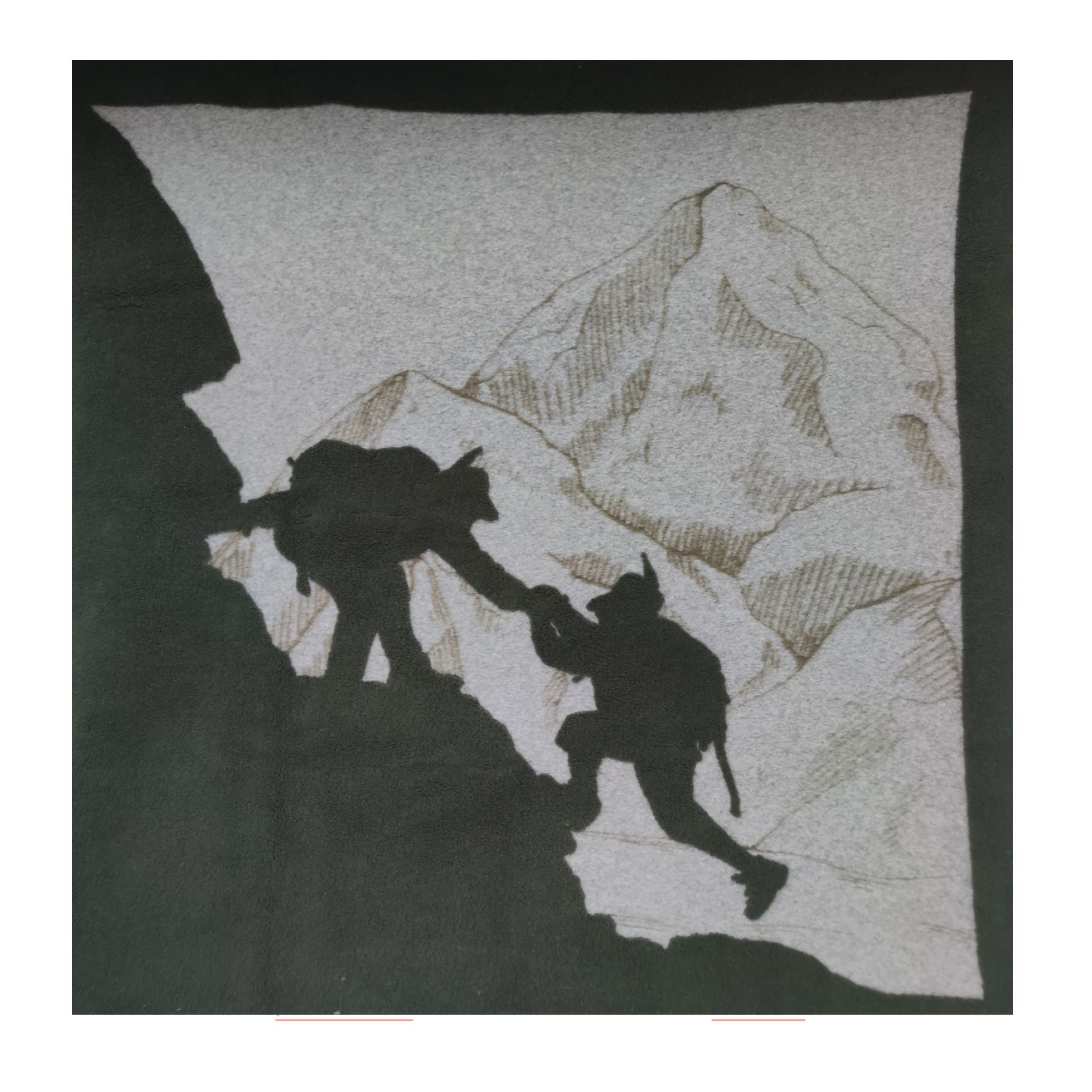 Coperta Alpini Verde/Grigio