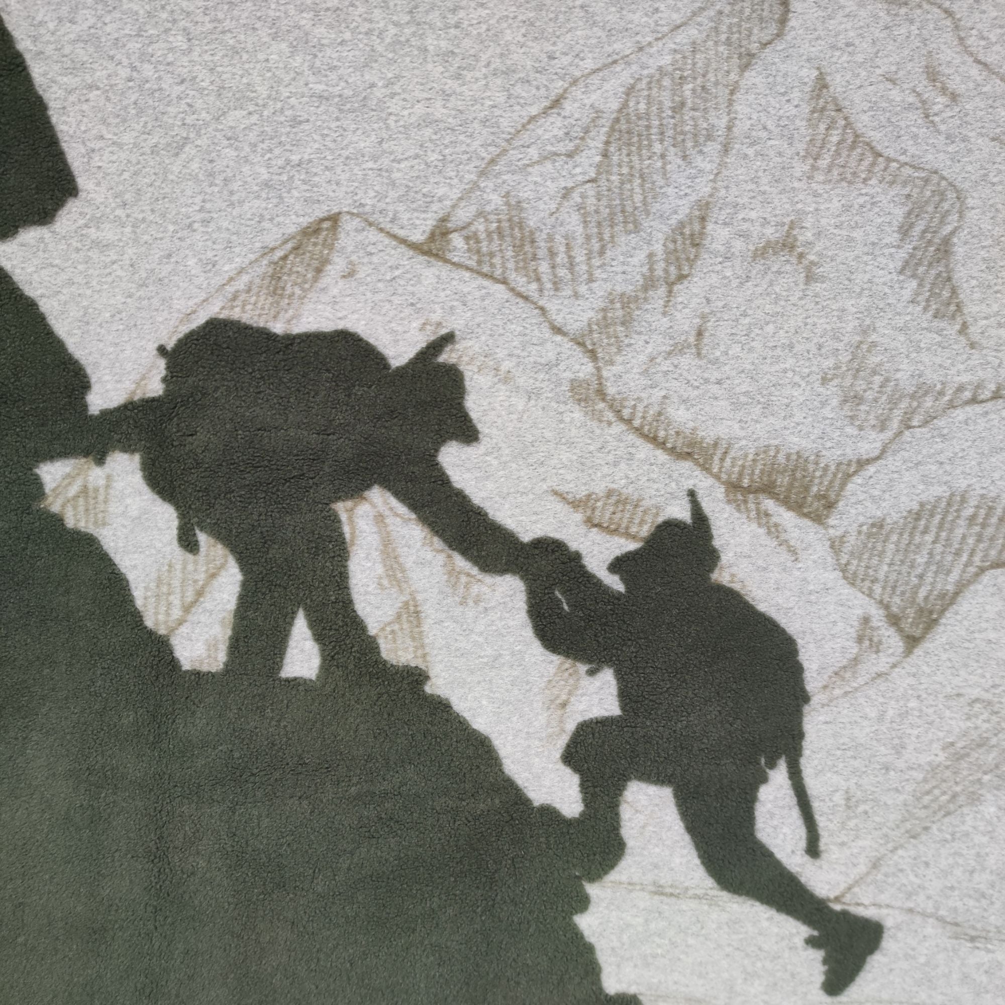 Coperta Alpini Verde/Grigio