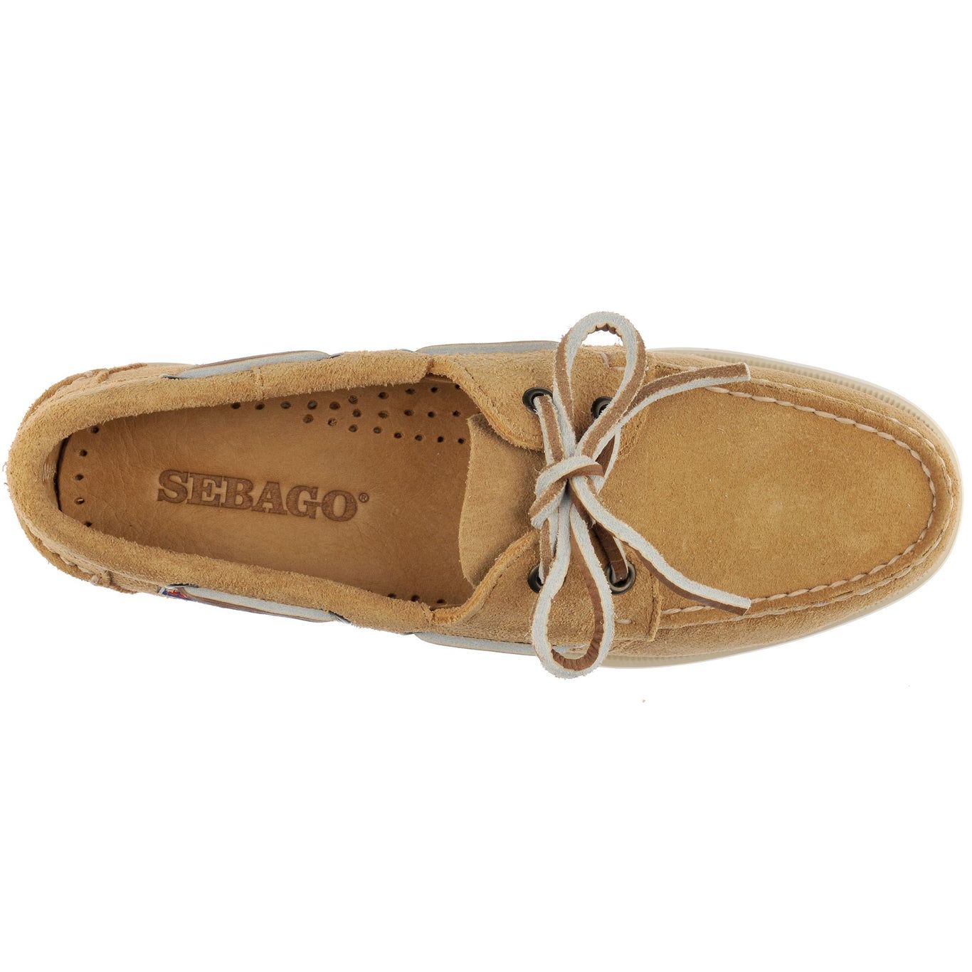 Sebago | Scarpe Portland Flesh Out Donna Beige Paint - Fabbrica Ski Sises