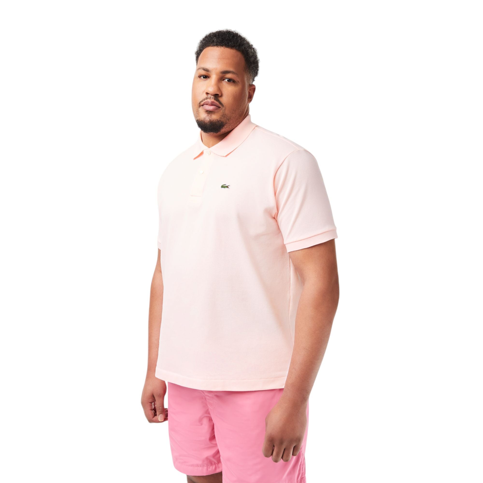 Mann Classic Fit Polo Pink Light
