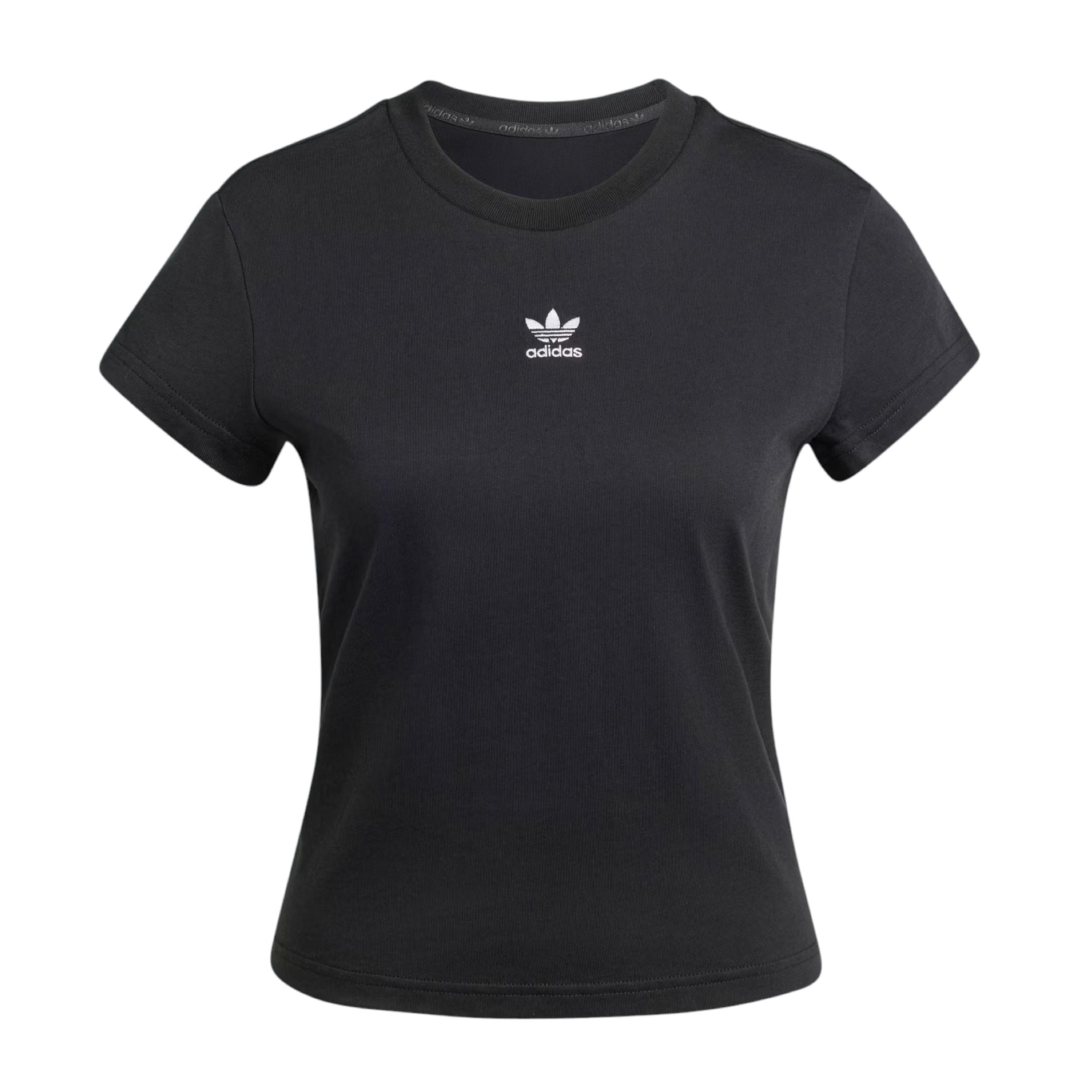 T-shirt Essential Slim Donna Black