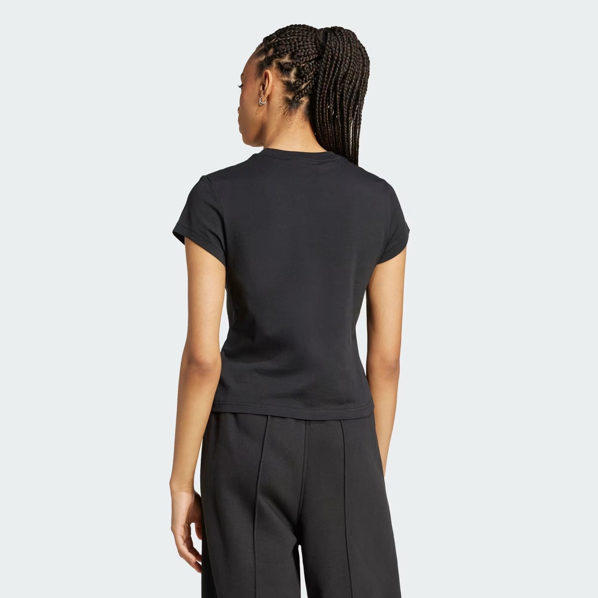T-shirt Essential Slim Donna Black