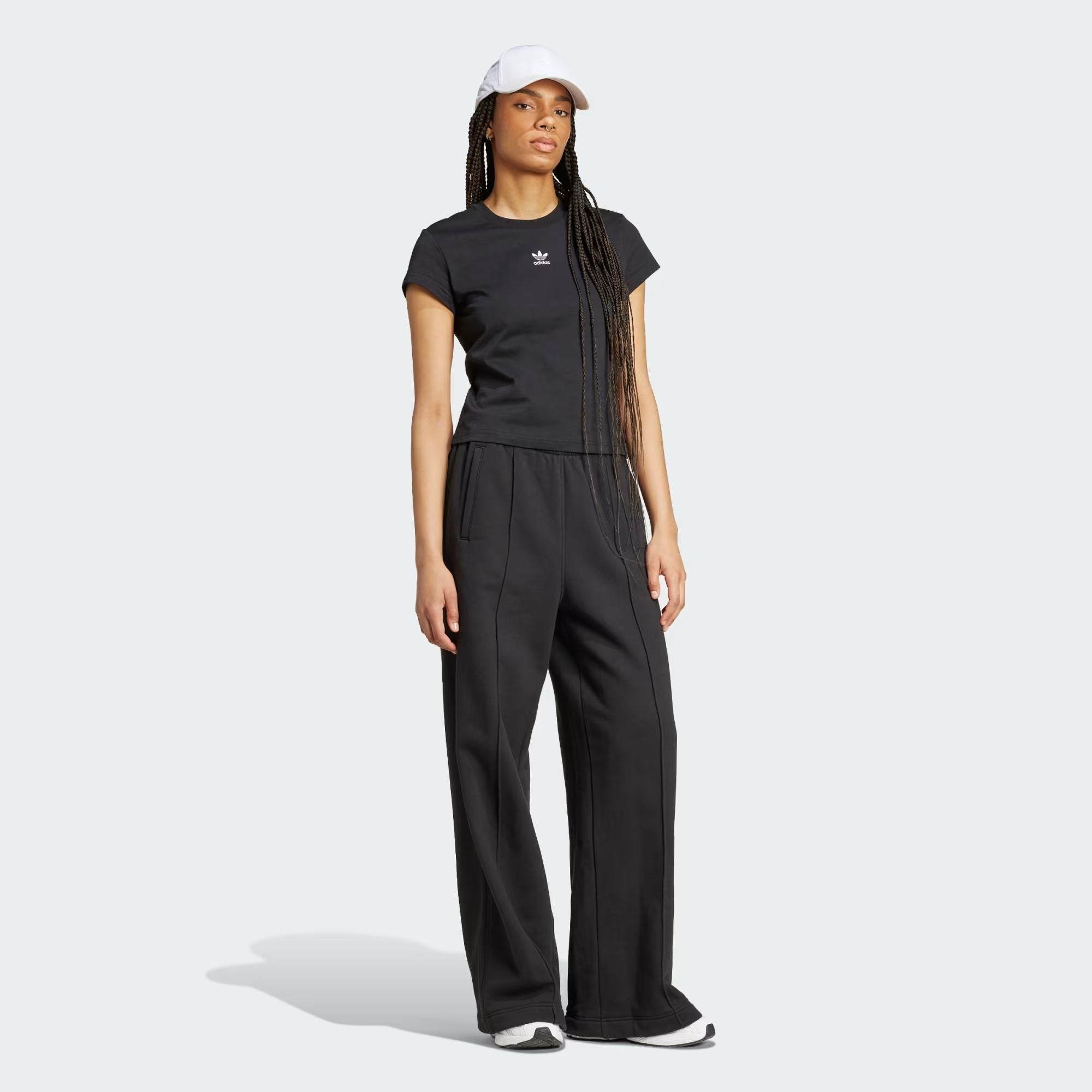T-shirt Essential Slim Donna Black