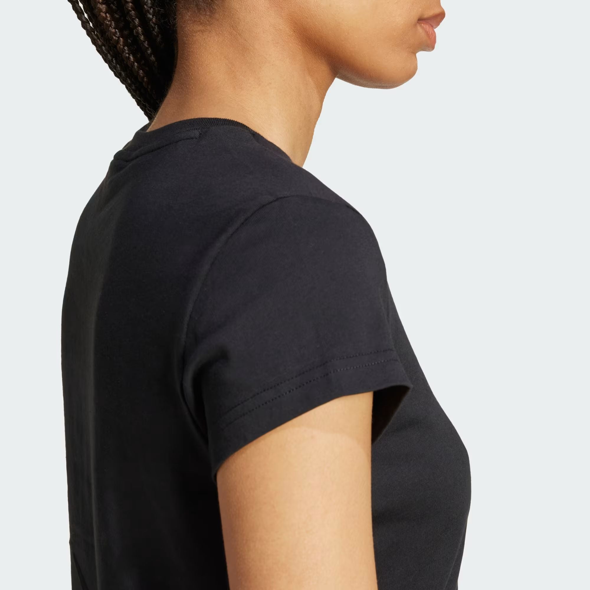 T-shirt Essential Slim Donna Black