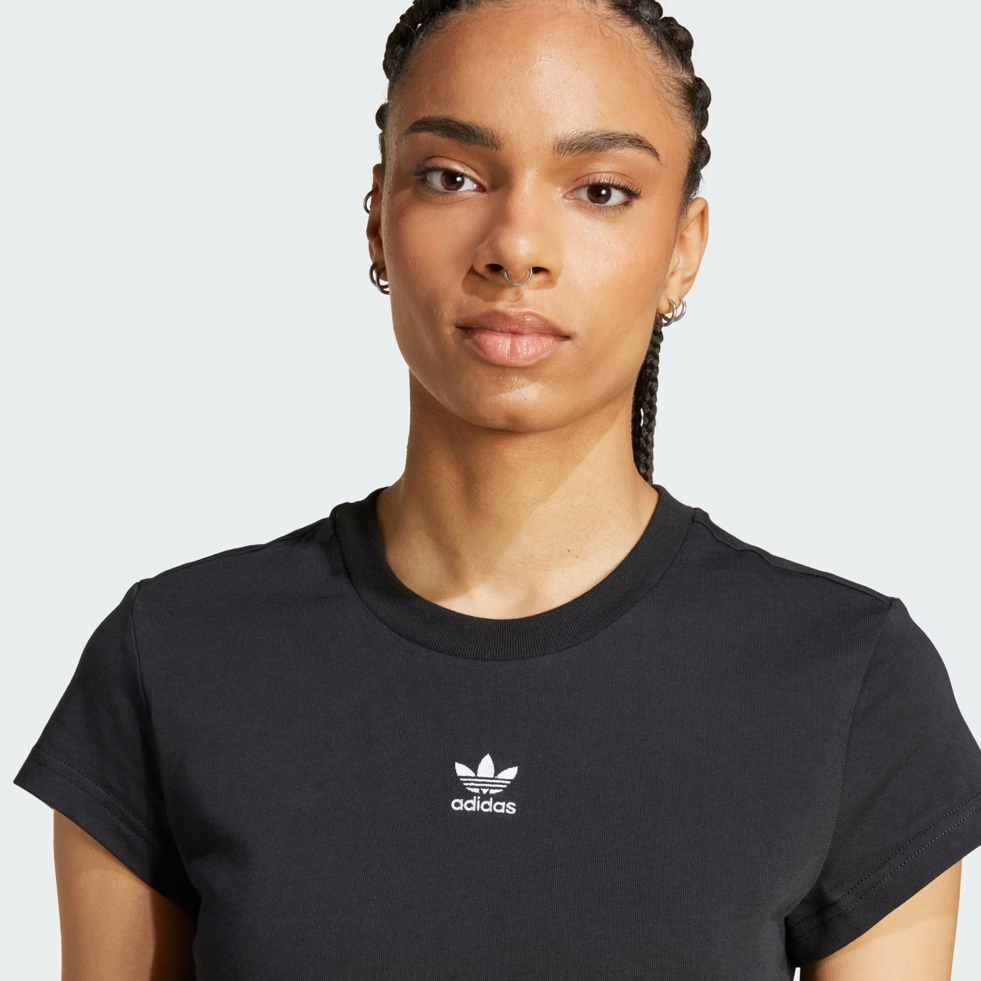 T-shirt Essential Slim Donna Black