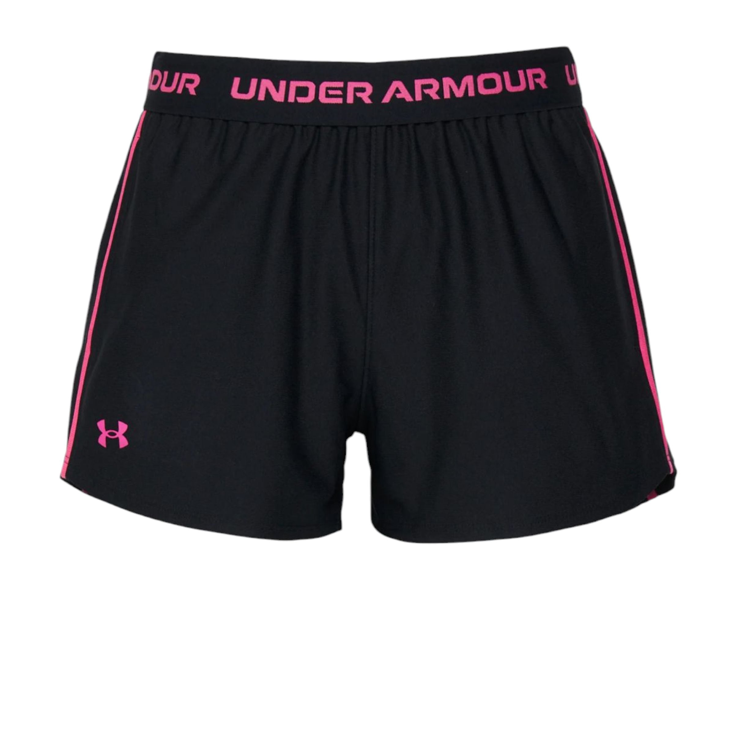 Under Armour | Pantaloncini Play Up Donna Black/Super Pink - Fabbrica Ski Sises