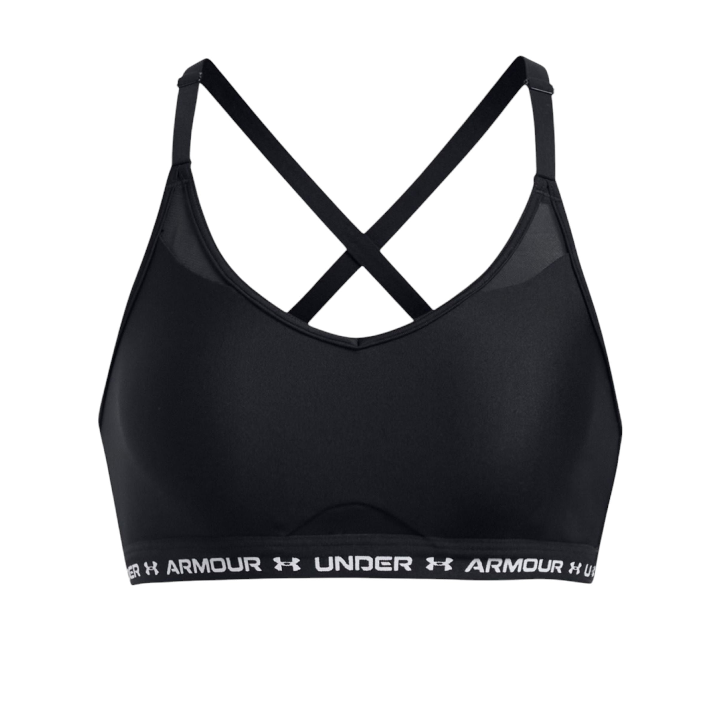 Under Armour | Top Crossback Low Donna BlacK/White - Fabbrica Ski Sises