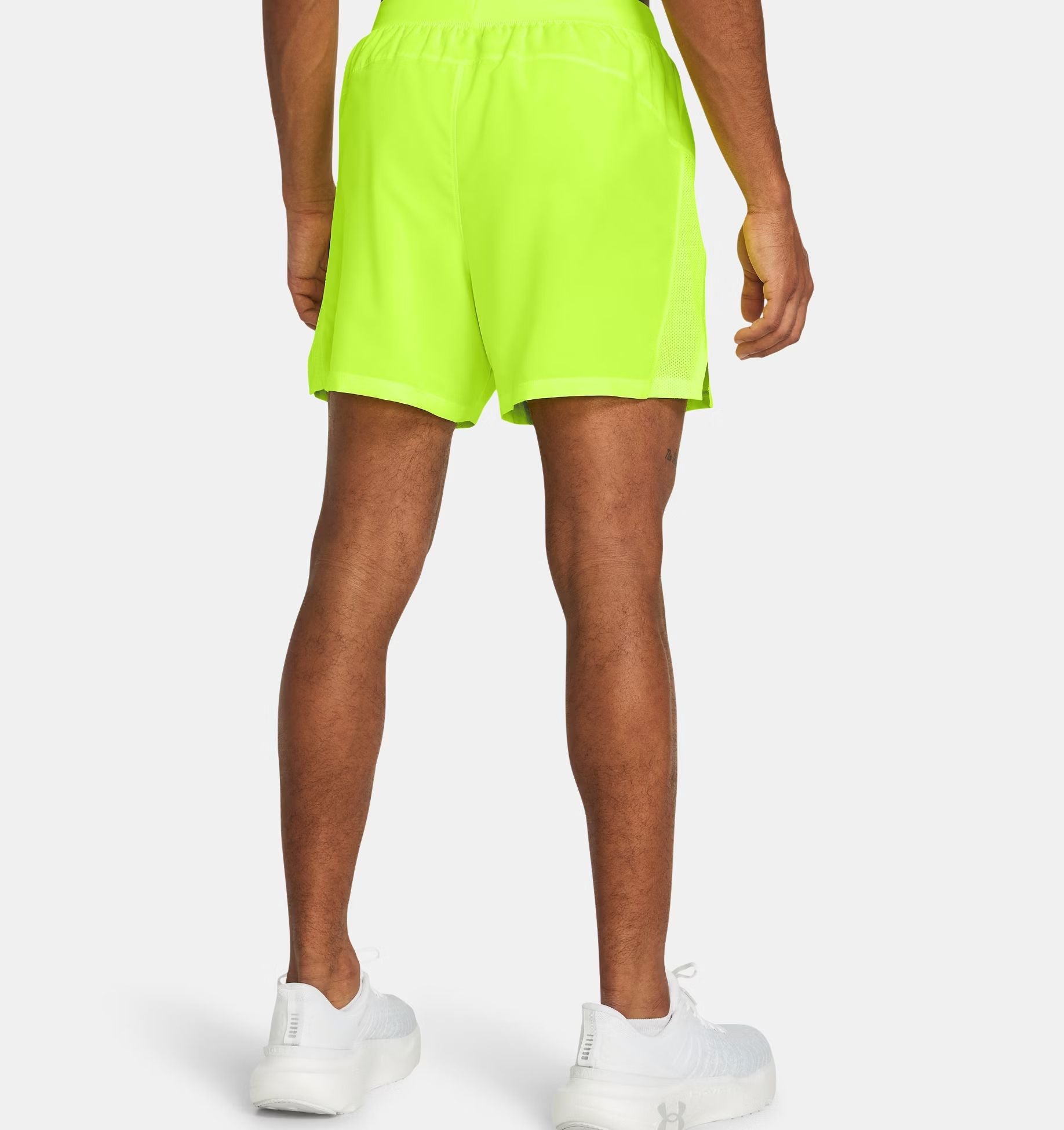 Under Armour | Pantaloncini Launch 5IN Uomo High Vis Yellow/Reflective - Fabbrica Ski Sises