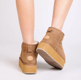 Frau Stinger Micro Flatform 2.0 Stiefel Chestnut