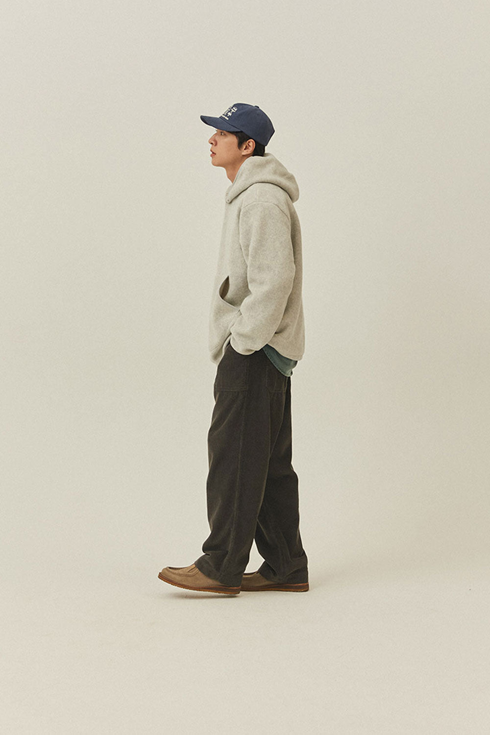 Sunrise Fleece Hoodie Sweatshirt White Melange