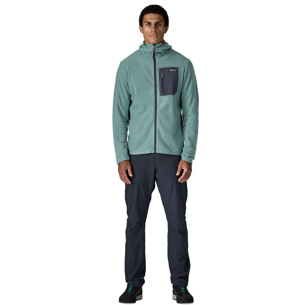 Men's R1 Air Full-Zip Hoody Sweater Blue Sage
