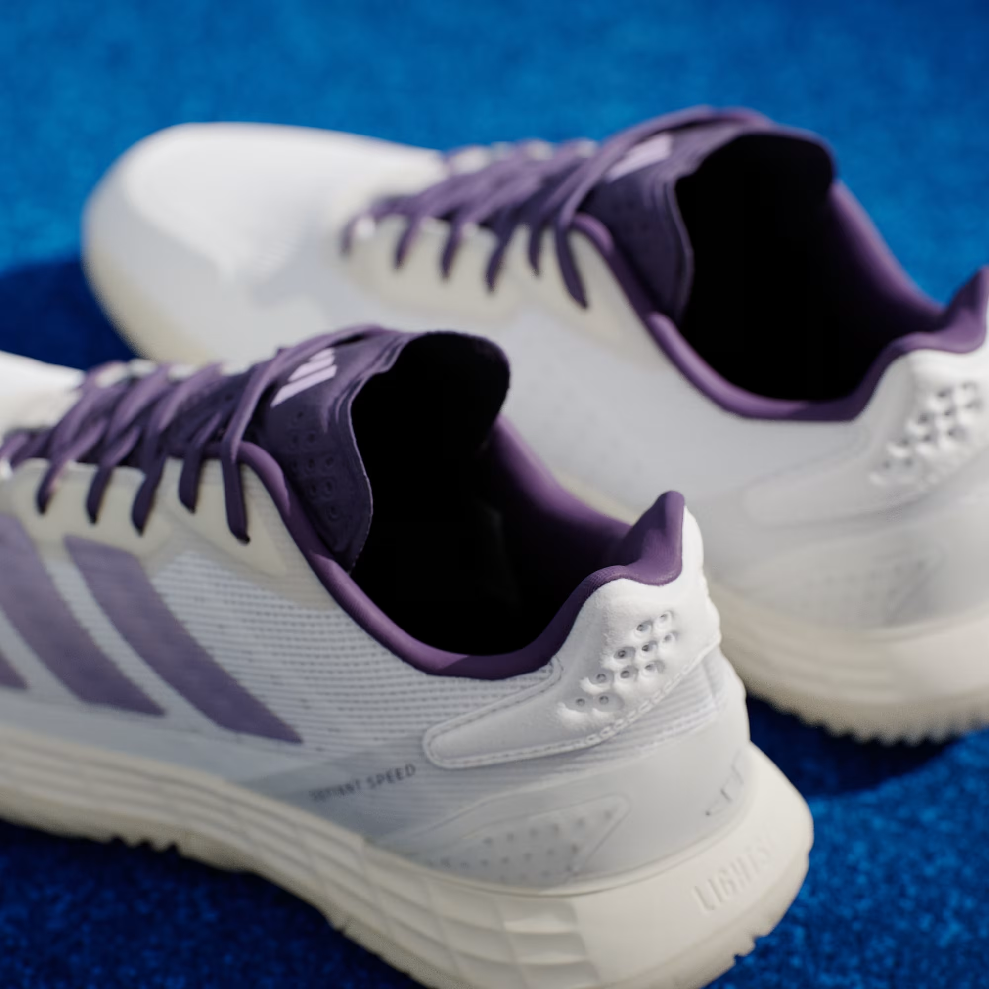 Zapatos de tenis Defiant Speed 2 Mujer Cloud White/Powder Plum/Aurora Plum