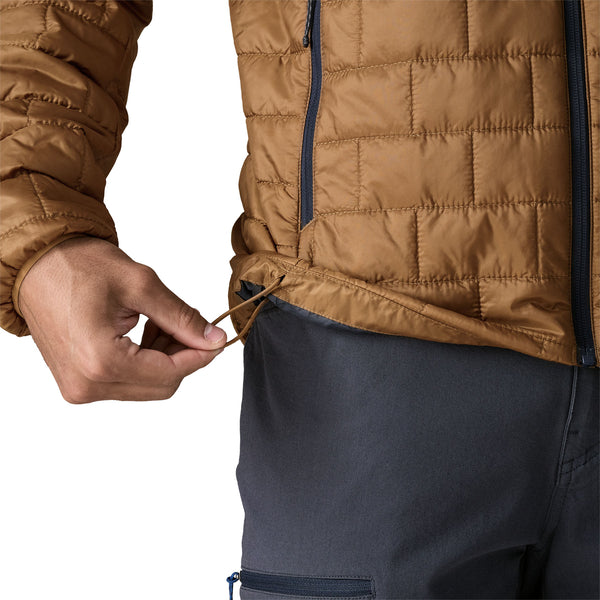 Giacca Nano Puff Hoody Uomo Deer Brown