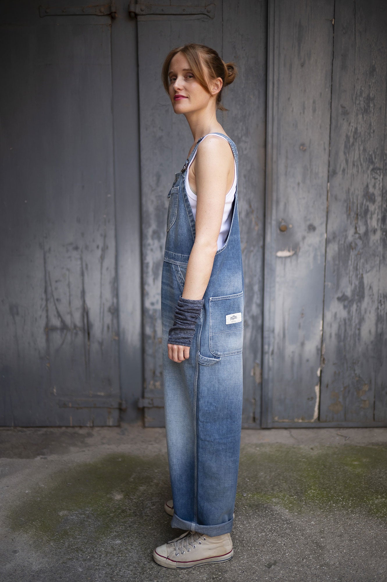 Salopette The 50s Workwear 41 Donna Light Blue