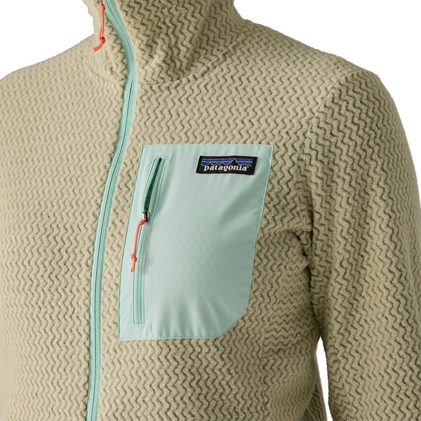 Frau R1 Air Full-Zip Hoody Pullover Weathered Stone