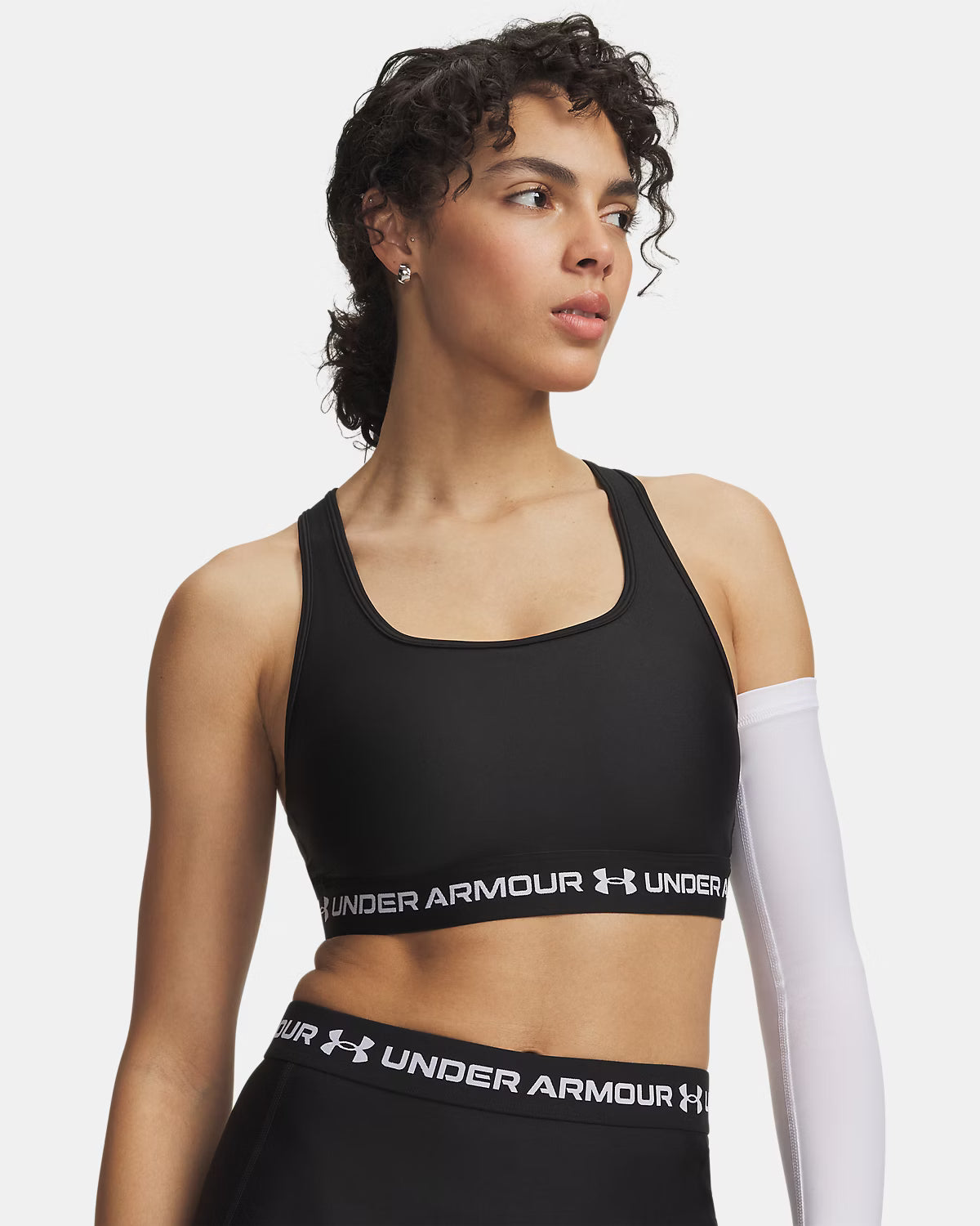 Frau Armour Mid Crossback Top Ultimate Black
