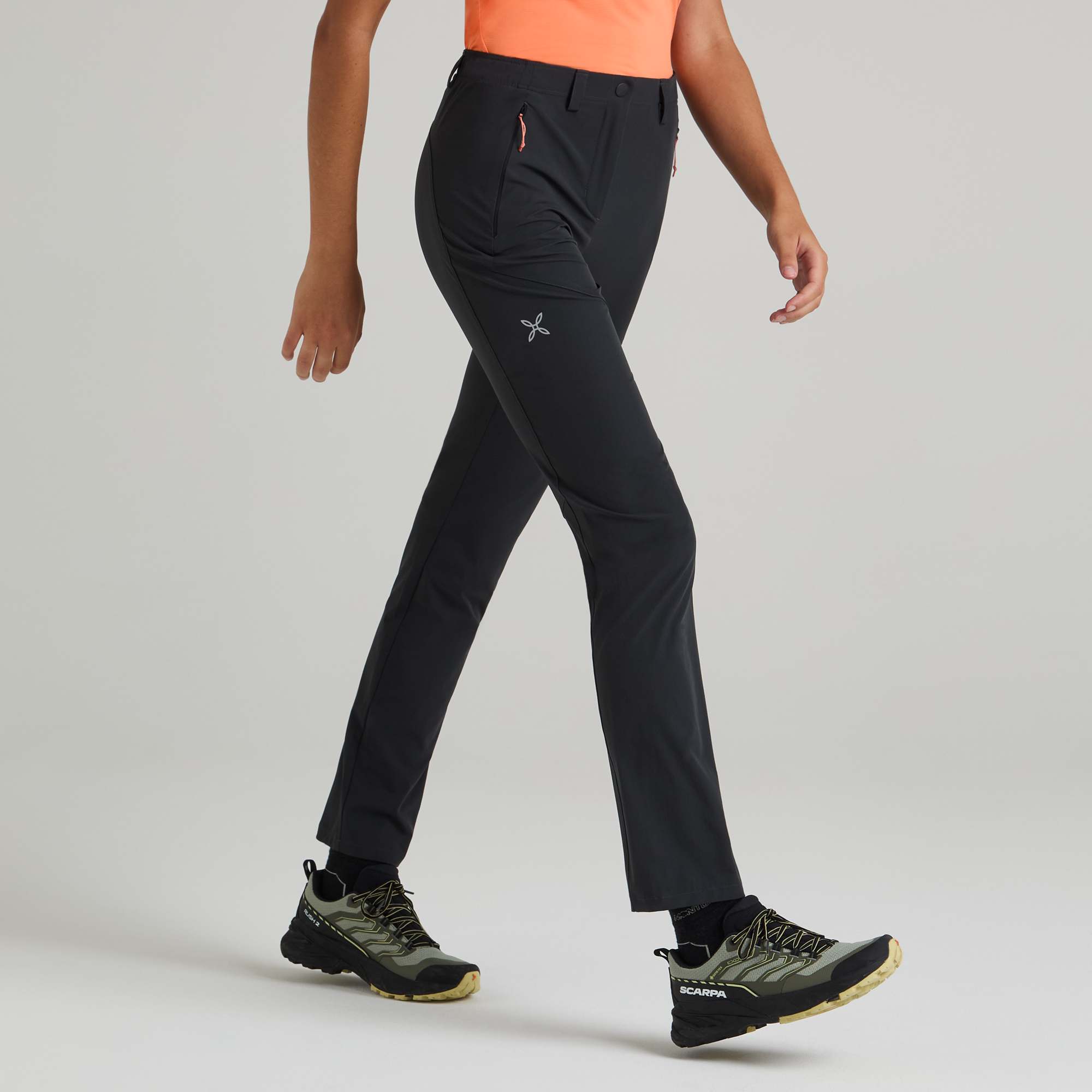 Pantaloni Walk Donna Antracite Melon
