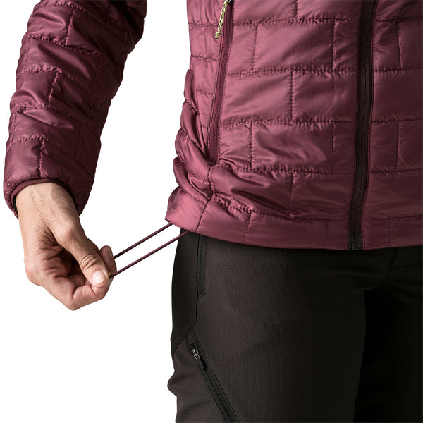 Women's Nano Puff Hoody Jacket Berry Fig