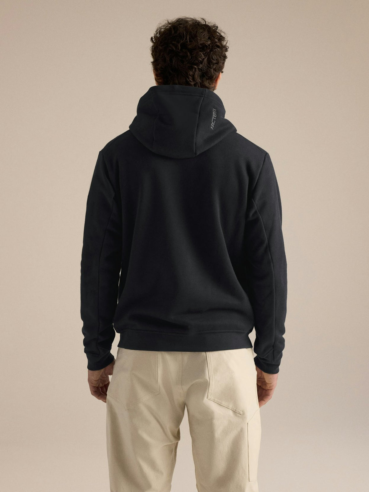 Maglia Emblem Fleece Hoody Uomo Black