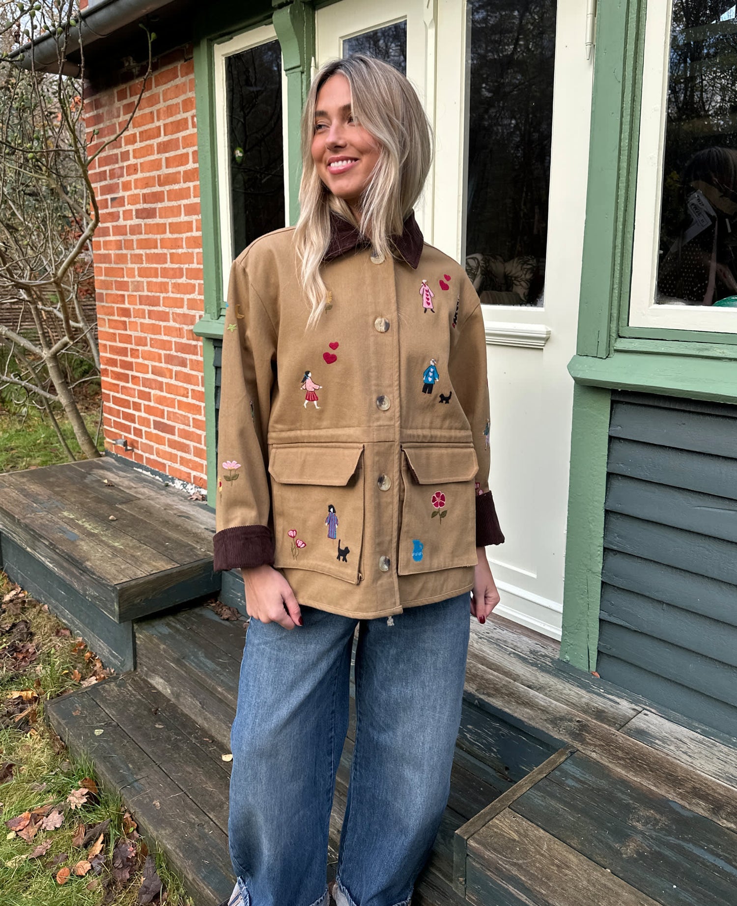Chaqueta Cara Mujer Camel