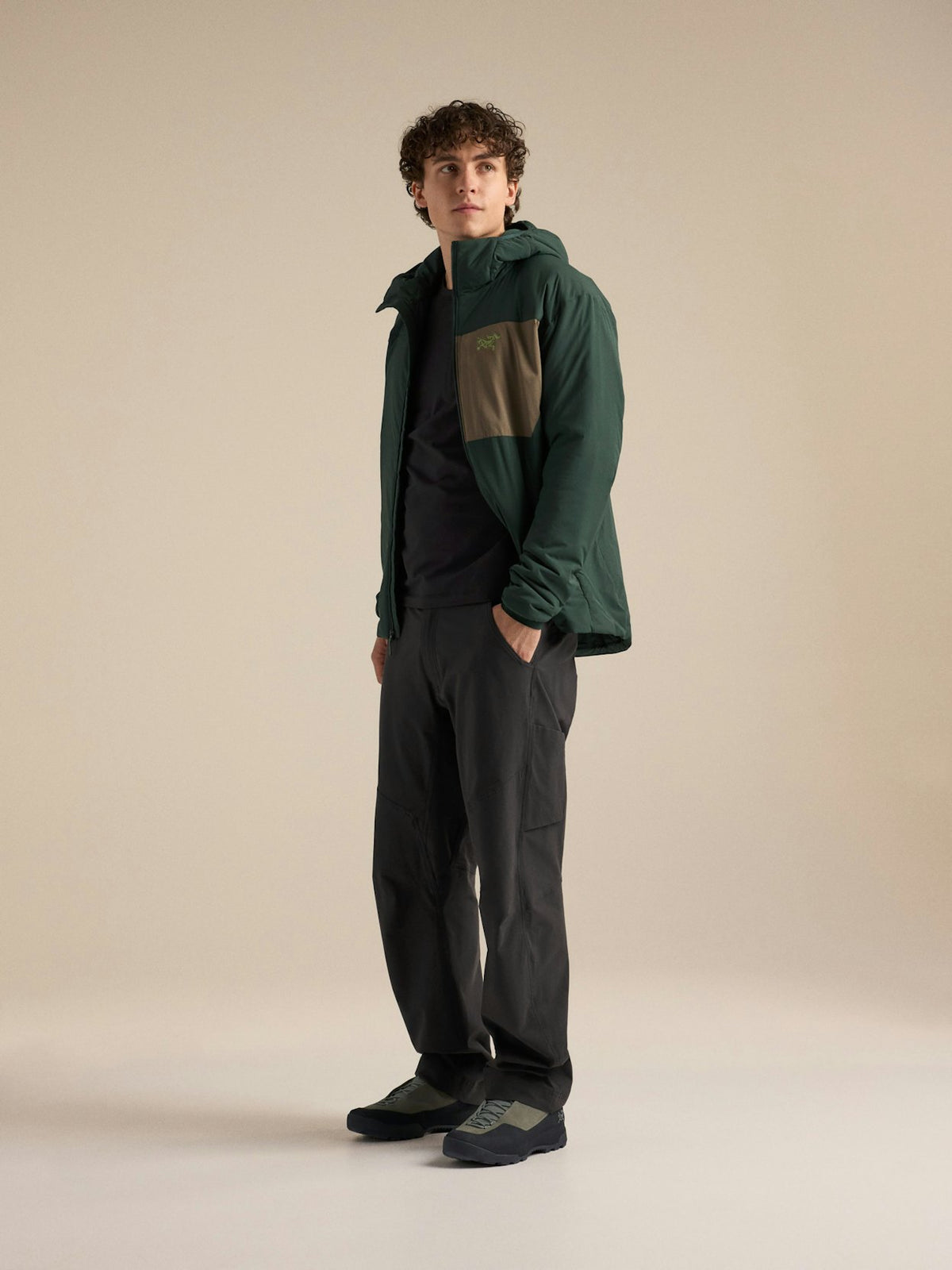 Giacca Proton Hoody Uomo Dark Jade/Mongoose