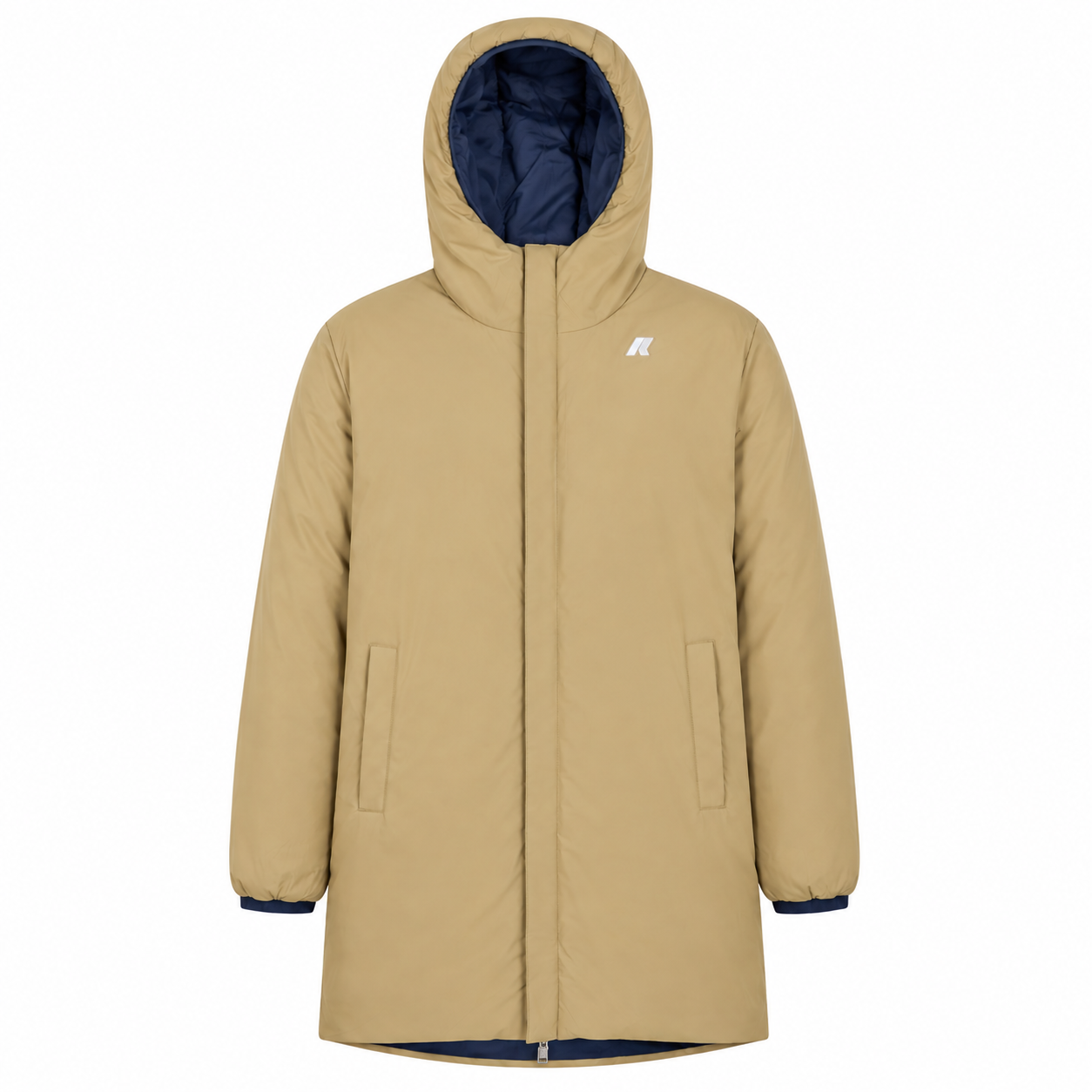 Mann Jacob St Warm Bouble Jacke Blue Depth/Beige Khaki