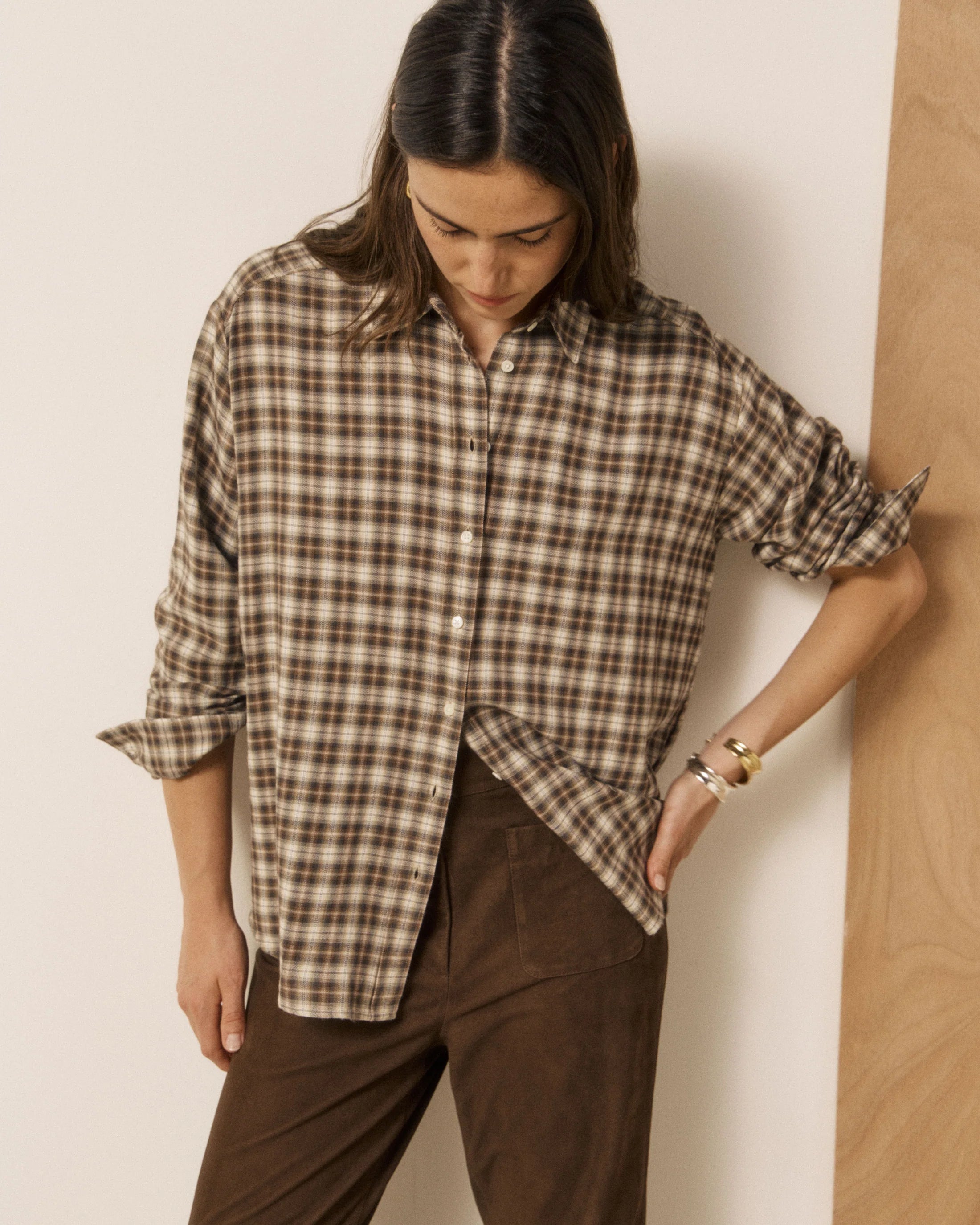 Camicia Cinema Donna Brown
