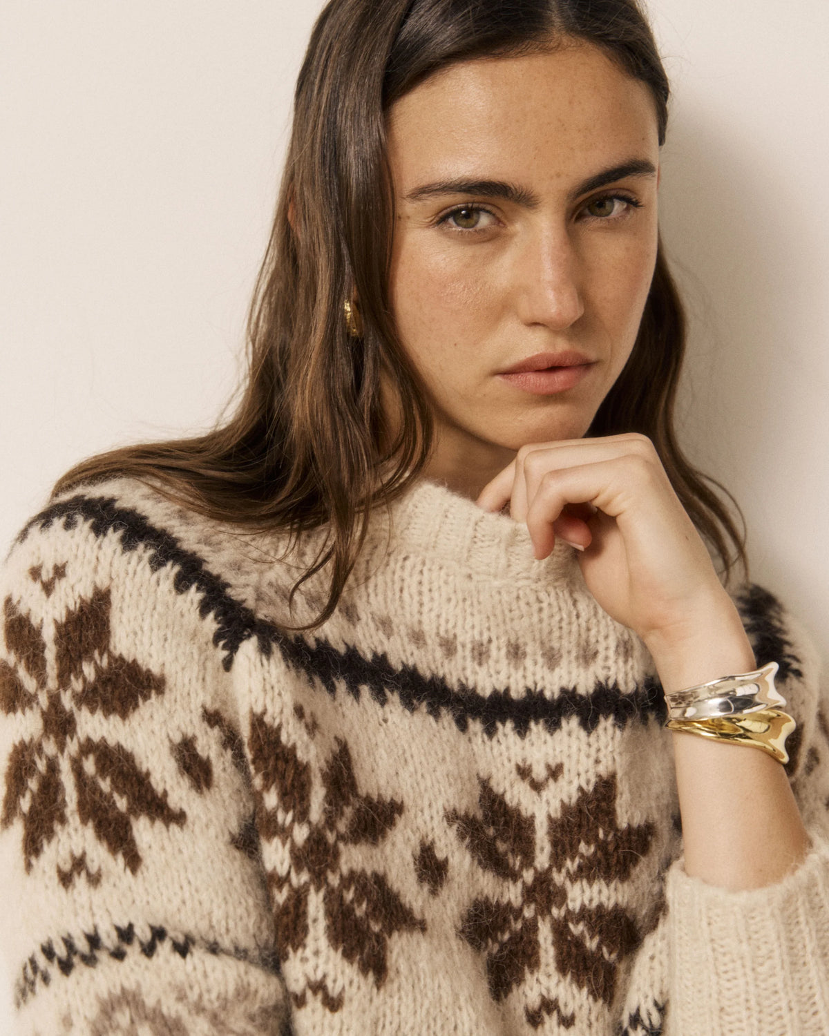 Maglia Matrye Donna Ecru