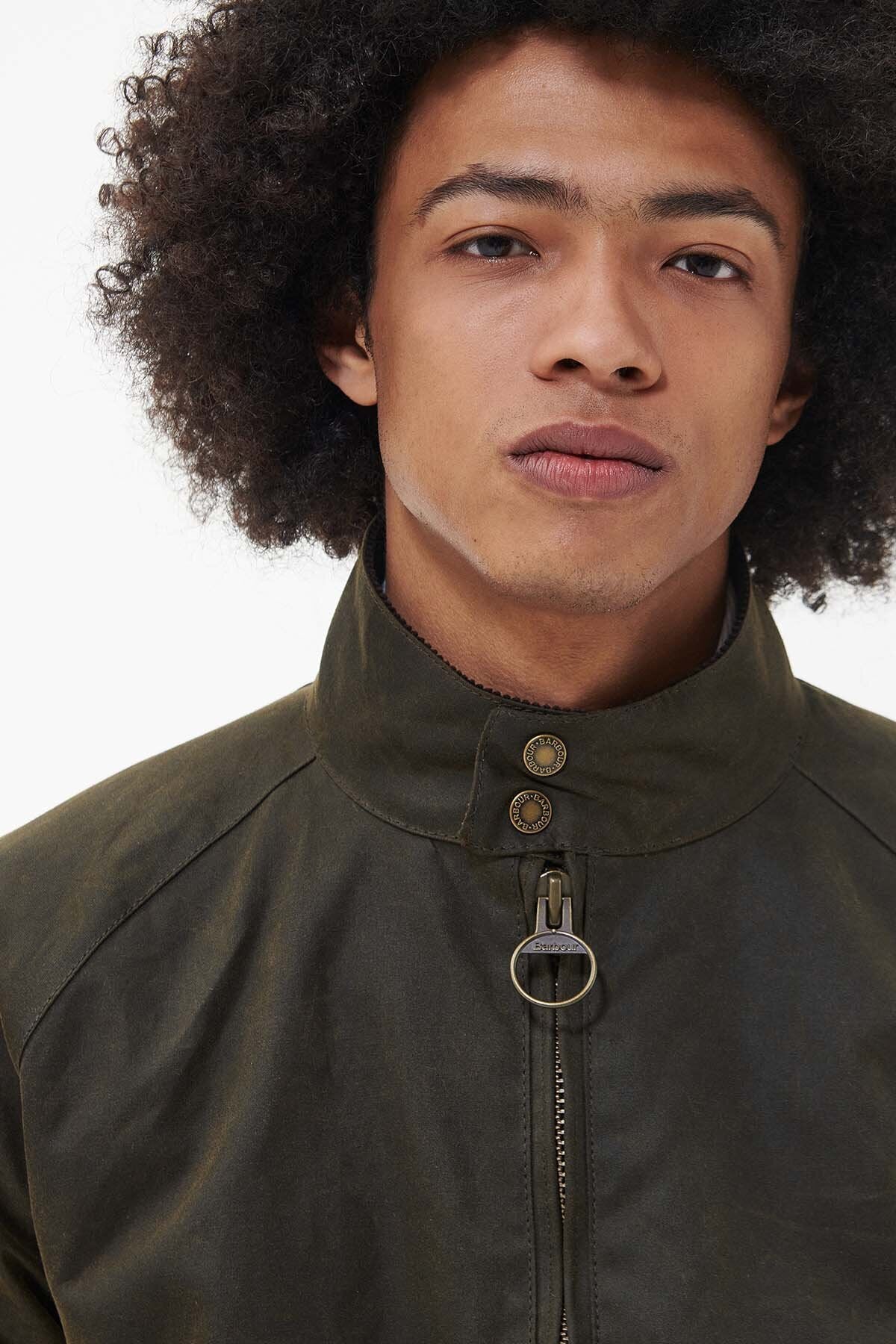 Chaqueta Porton Wax Hombre Olive