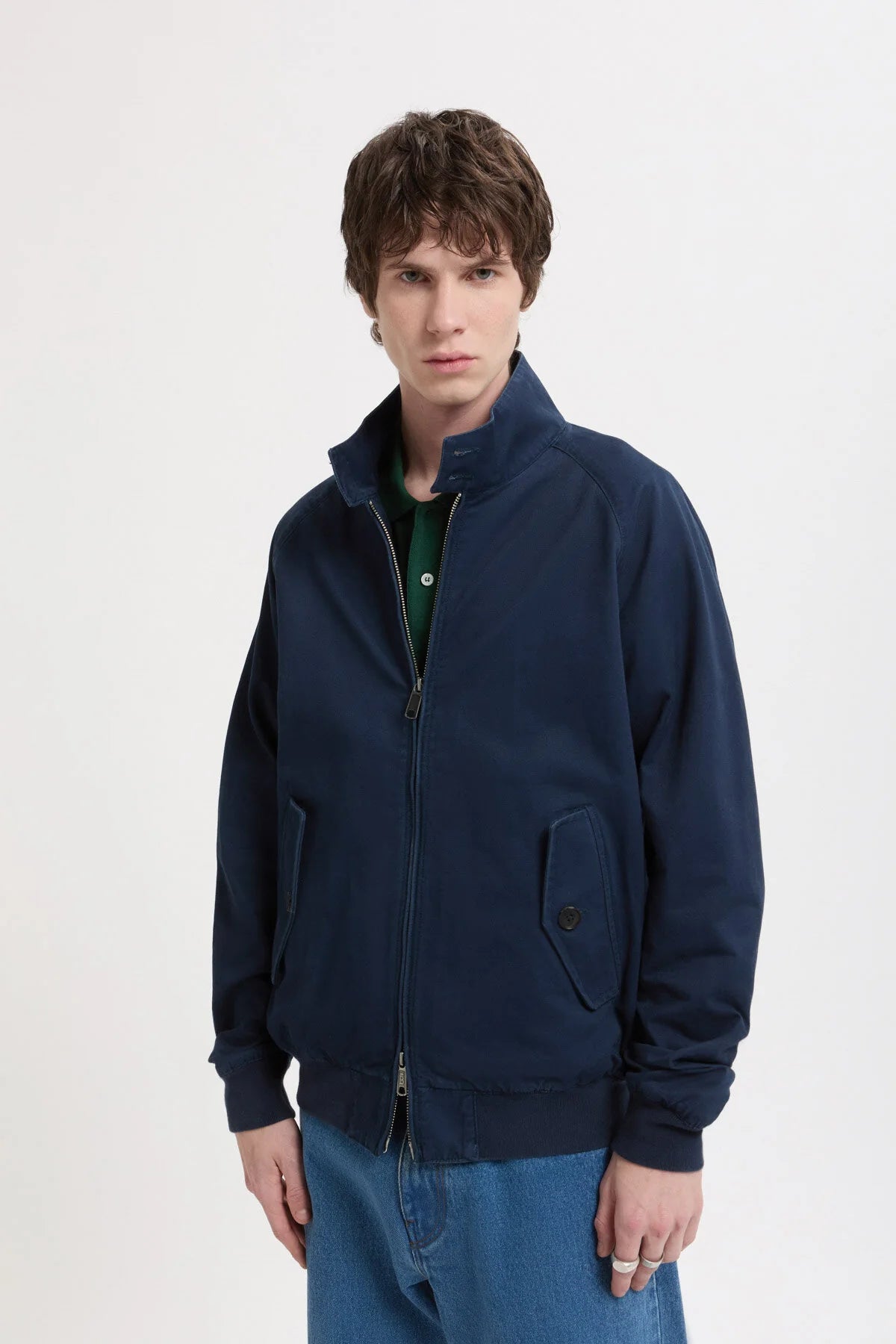 Homens Twill G9 Jacket Marinha