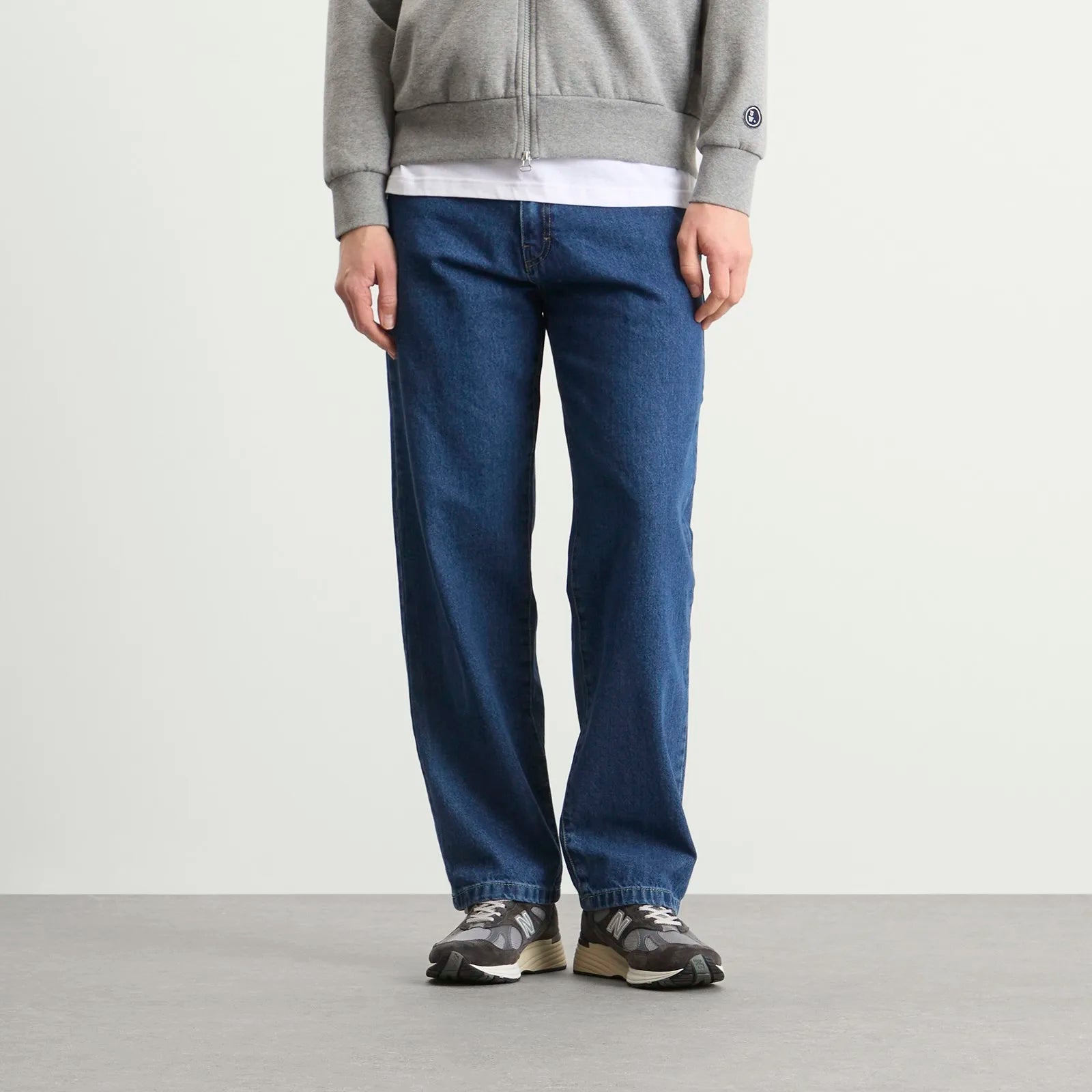 Pantaloni Wide 5 Uomo Dark Rinse