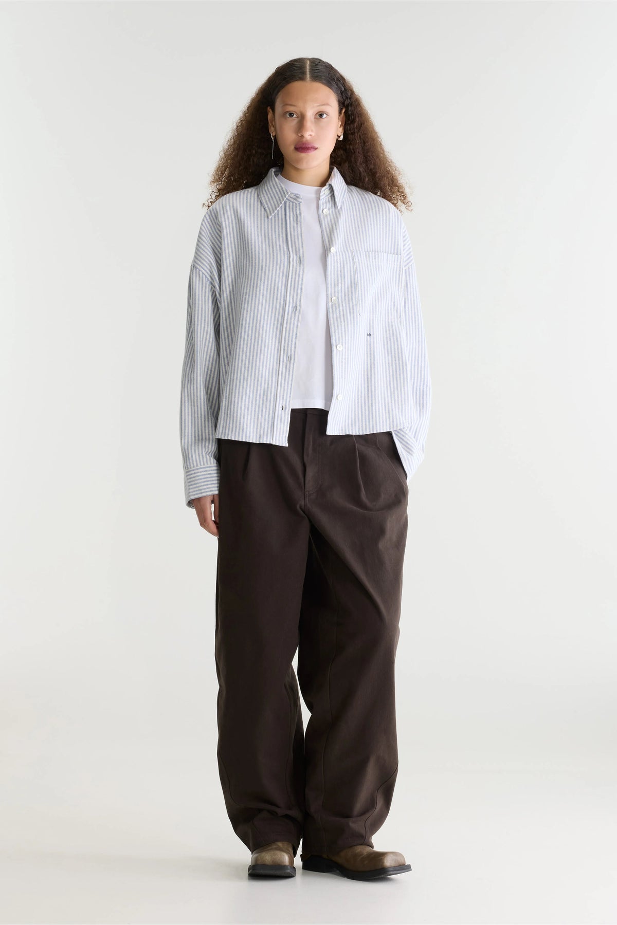 Camicia Jaxie Donna Ultramarine/Off White