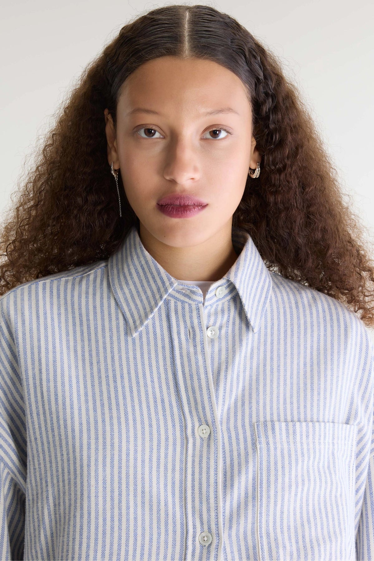 Camicia Jaxie Donna Ultramarine/Off White