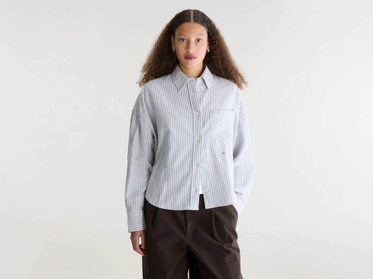Camicia Jaxie Donna Ultramarine/Off White