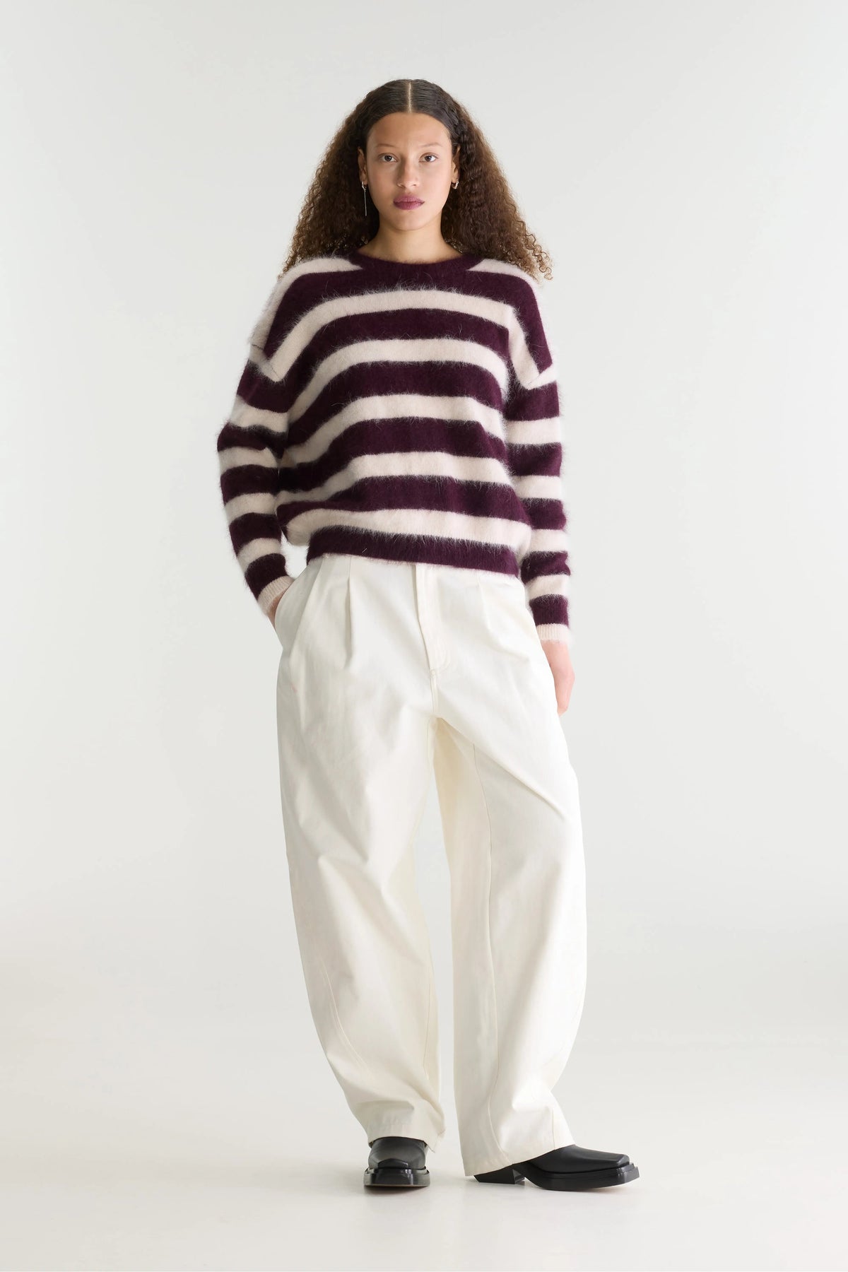 Maglia Datus Donna Cordovan/Parchemin