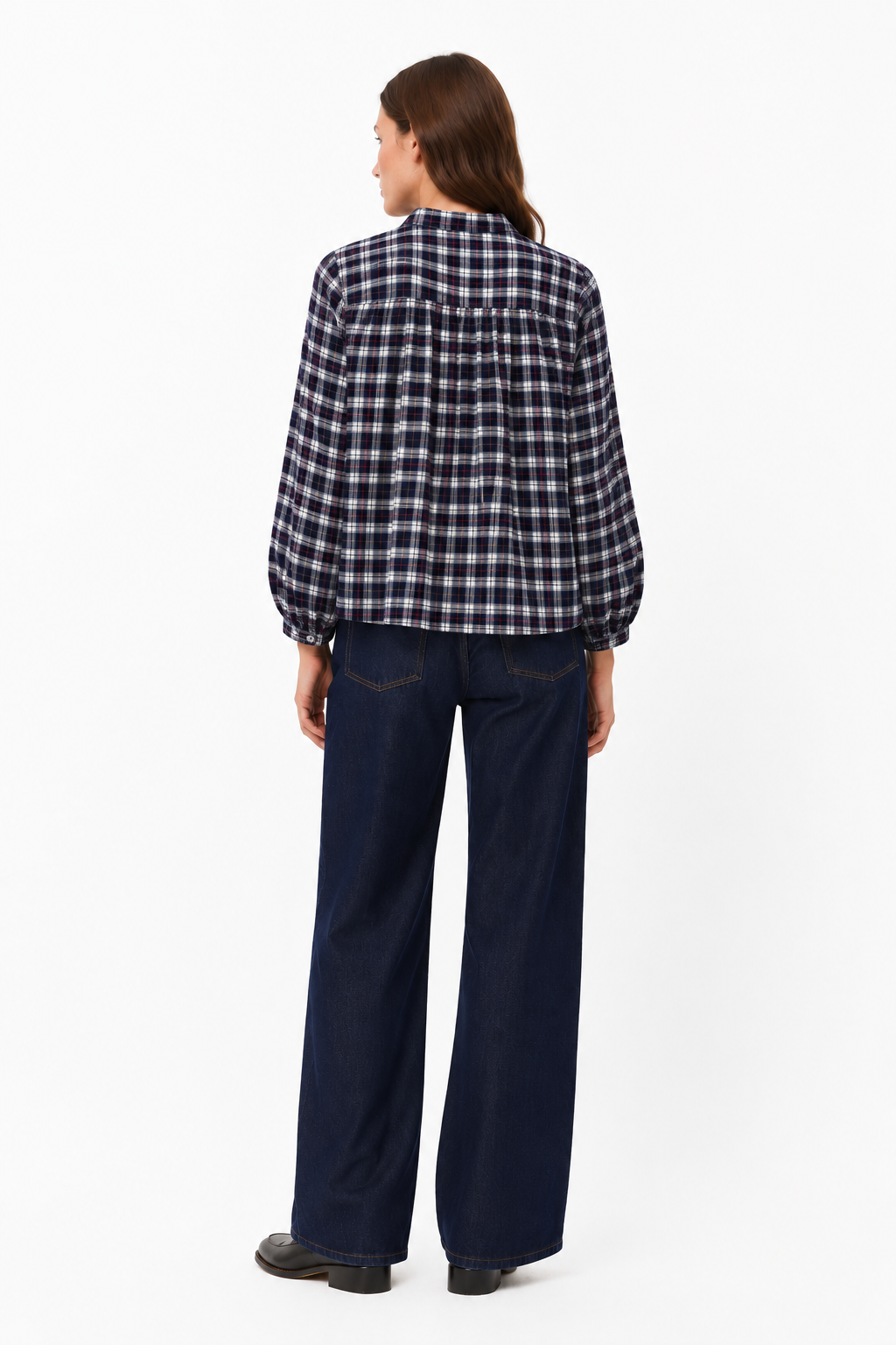 Camicia 179 Donna Navy Check