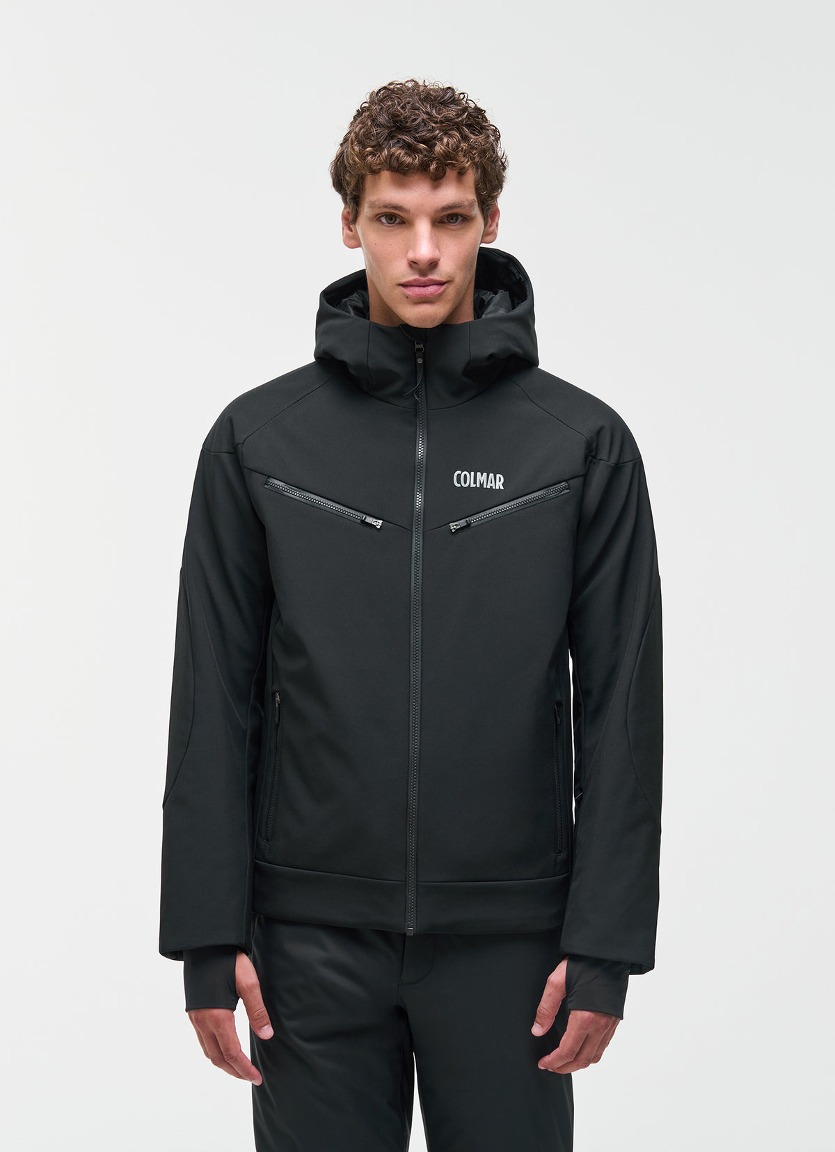 Men's Softshell Stretch Jacket Black