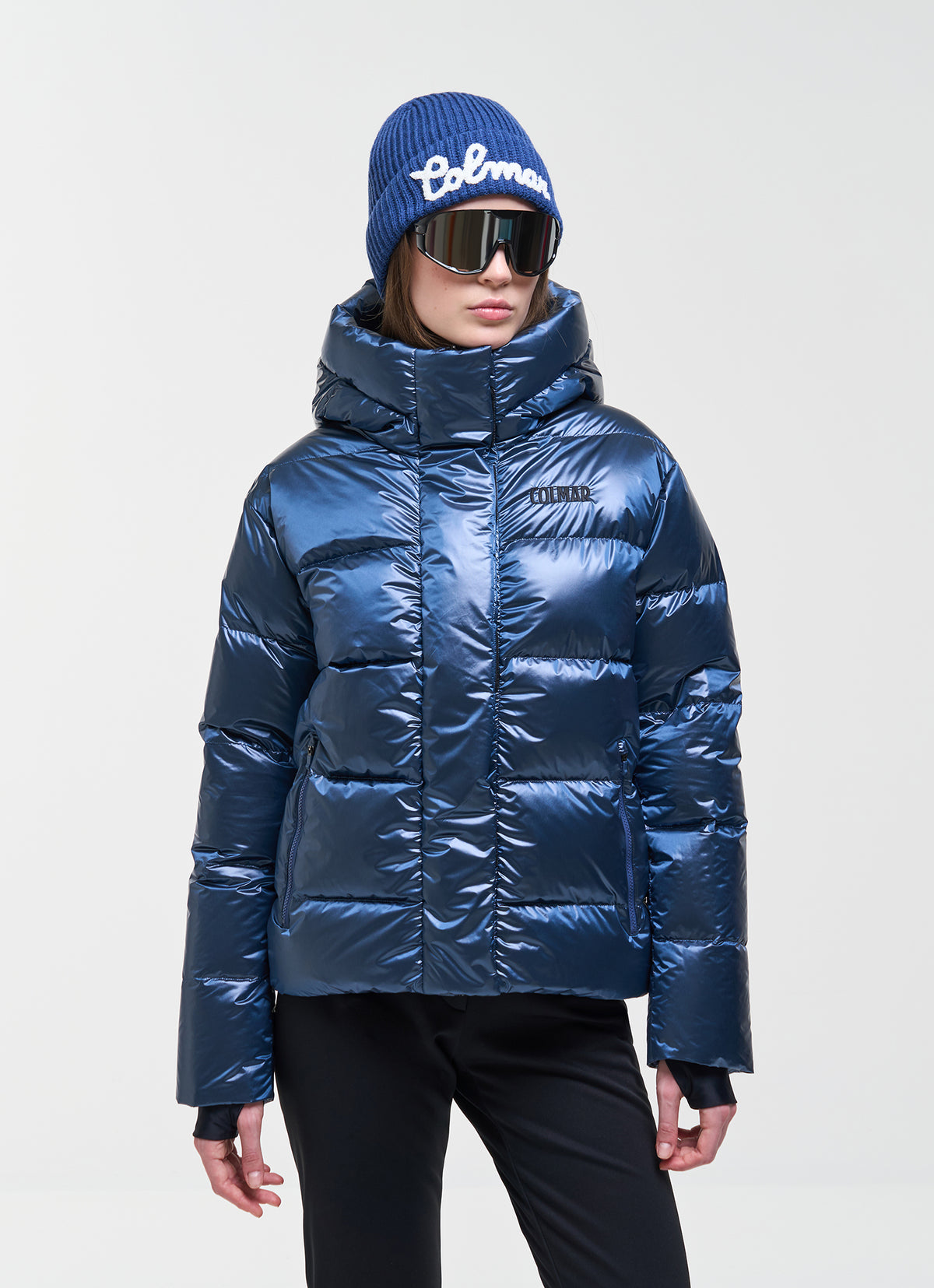 Giacca Glossy Mirea Donna Blu Midnight